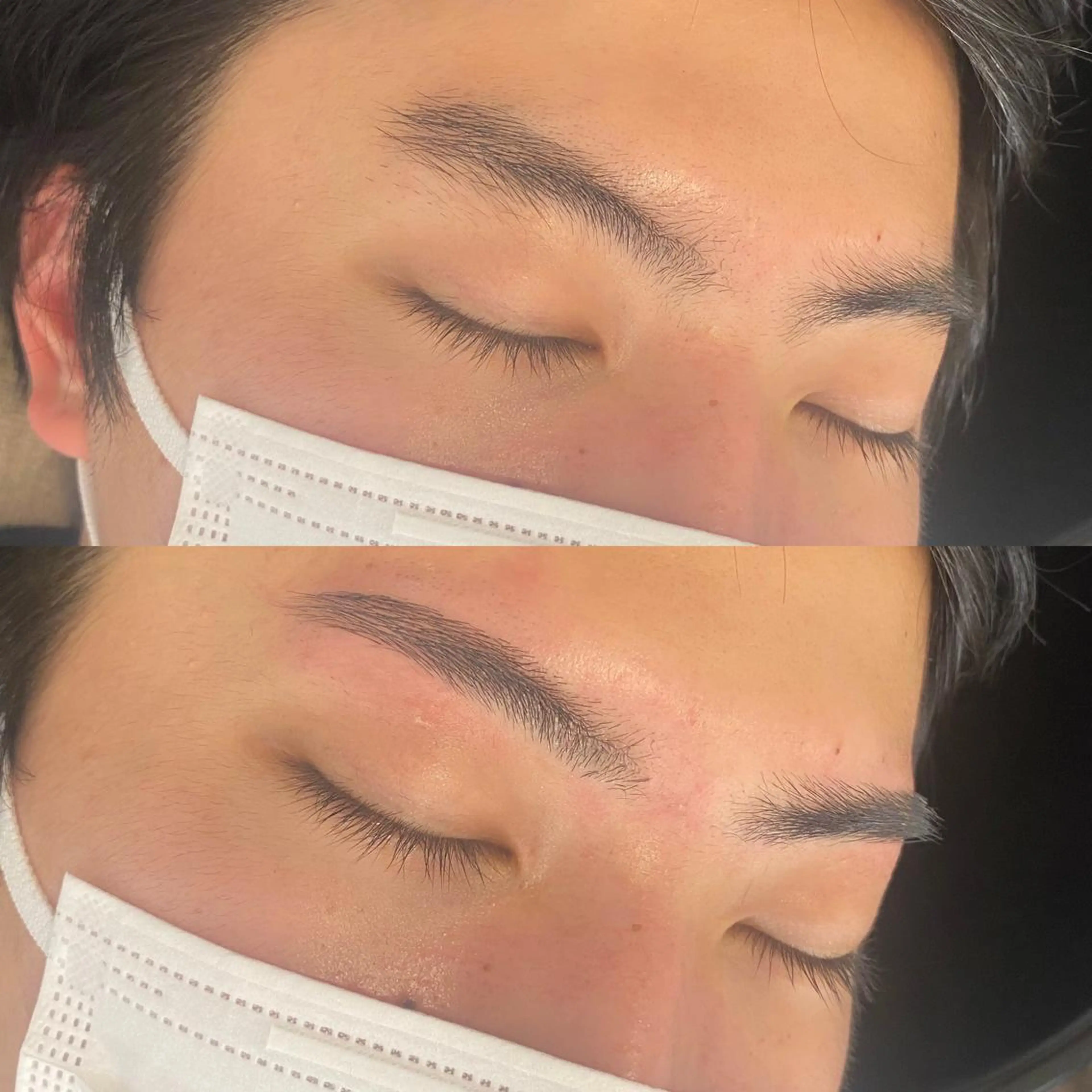 メンズ アイブロウ ワックス脱毛 眉カット pep所属・pep natsumiのヘアスタイル