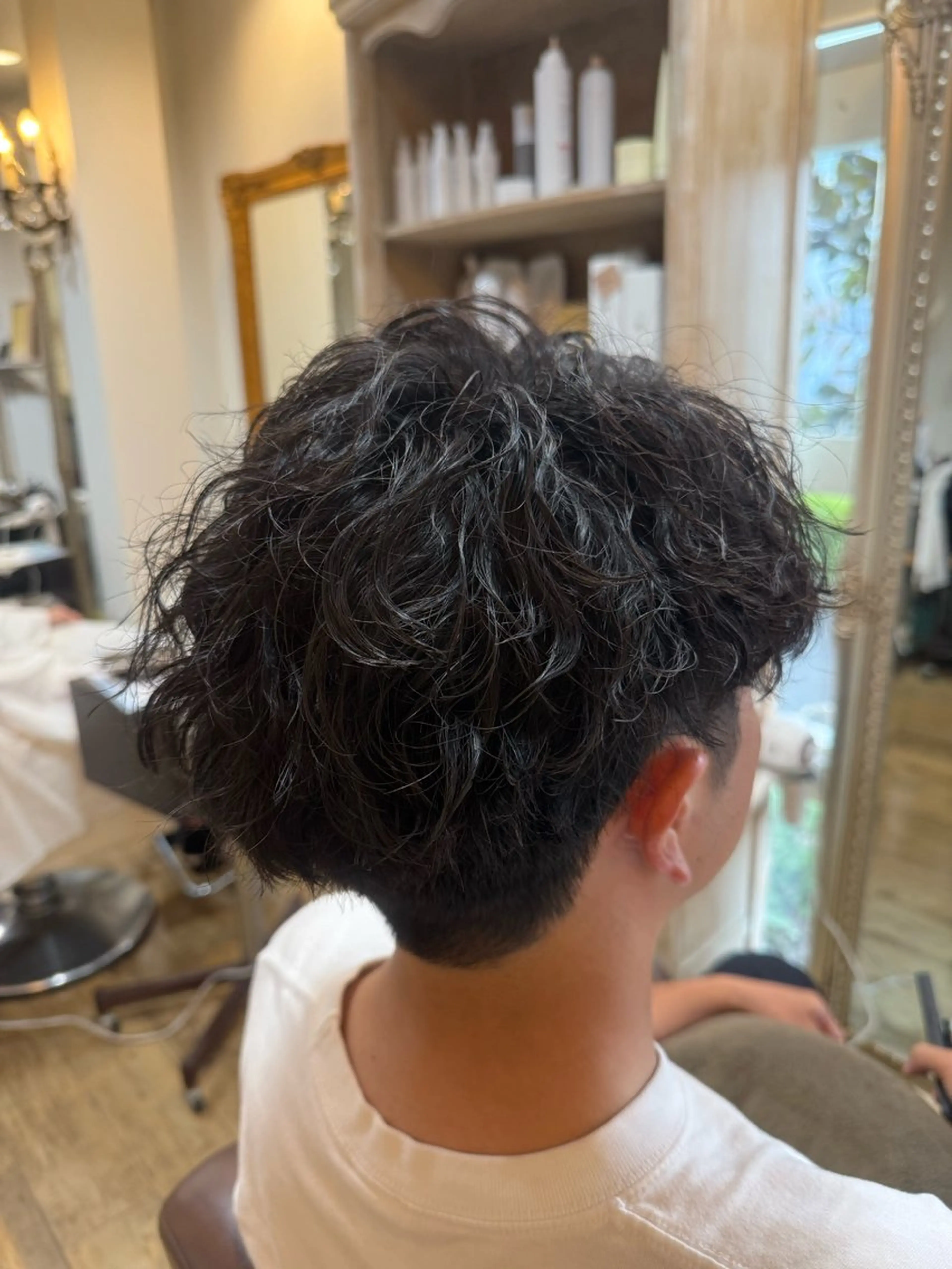 メンズ メンズパーマ 杉山 七海のヘアスタイル