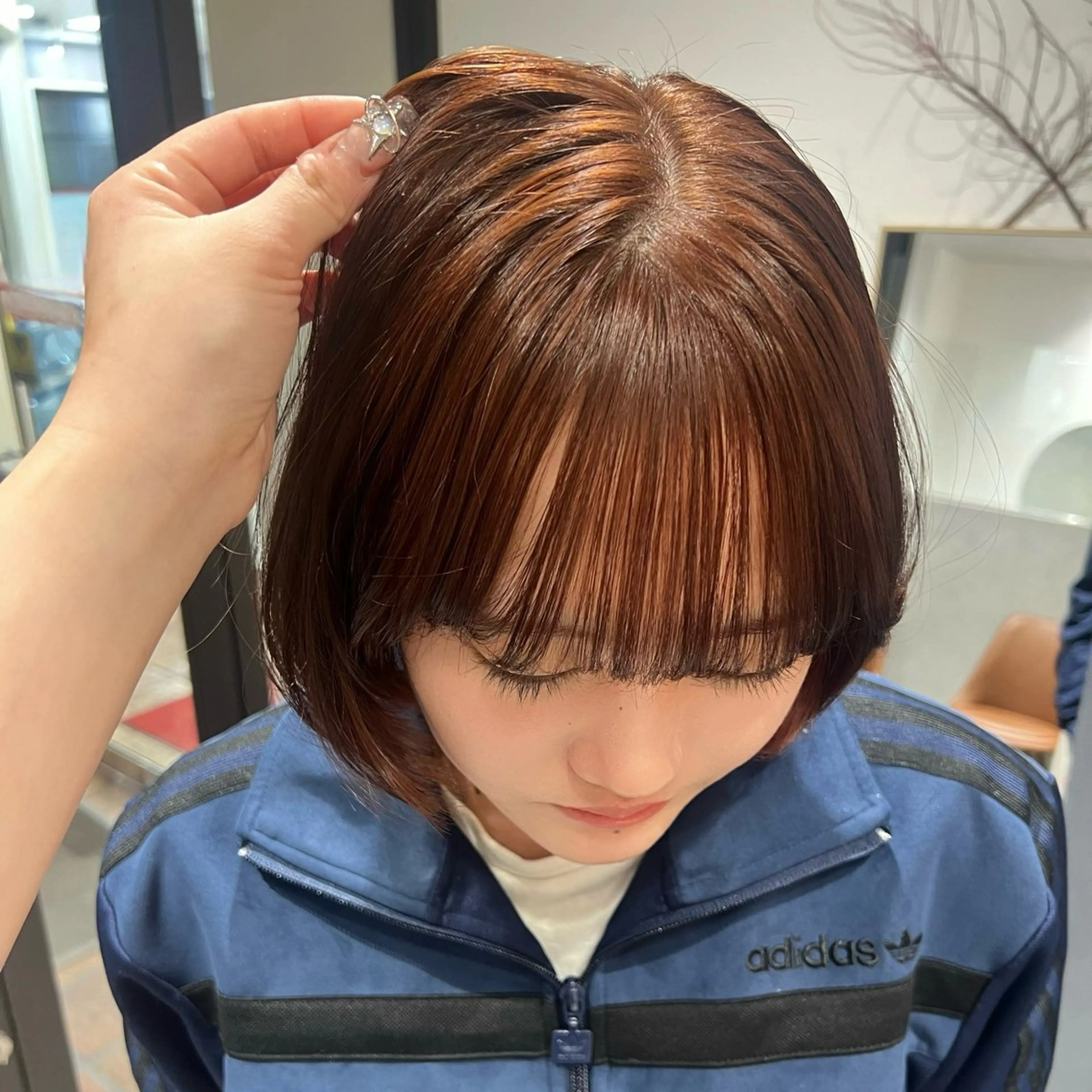 ショート ヘアカラー トリートメント AI TOKYO　S所属・mizuki 【韓国レイヤー】のヘアスタイル