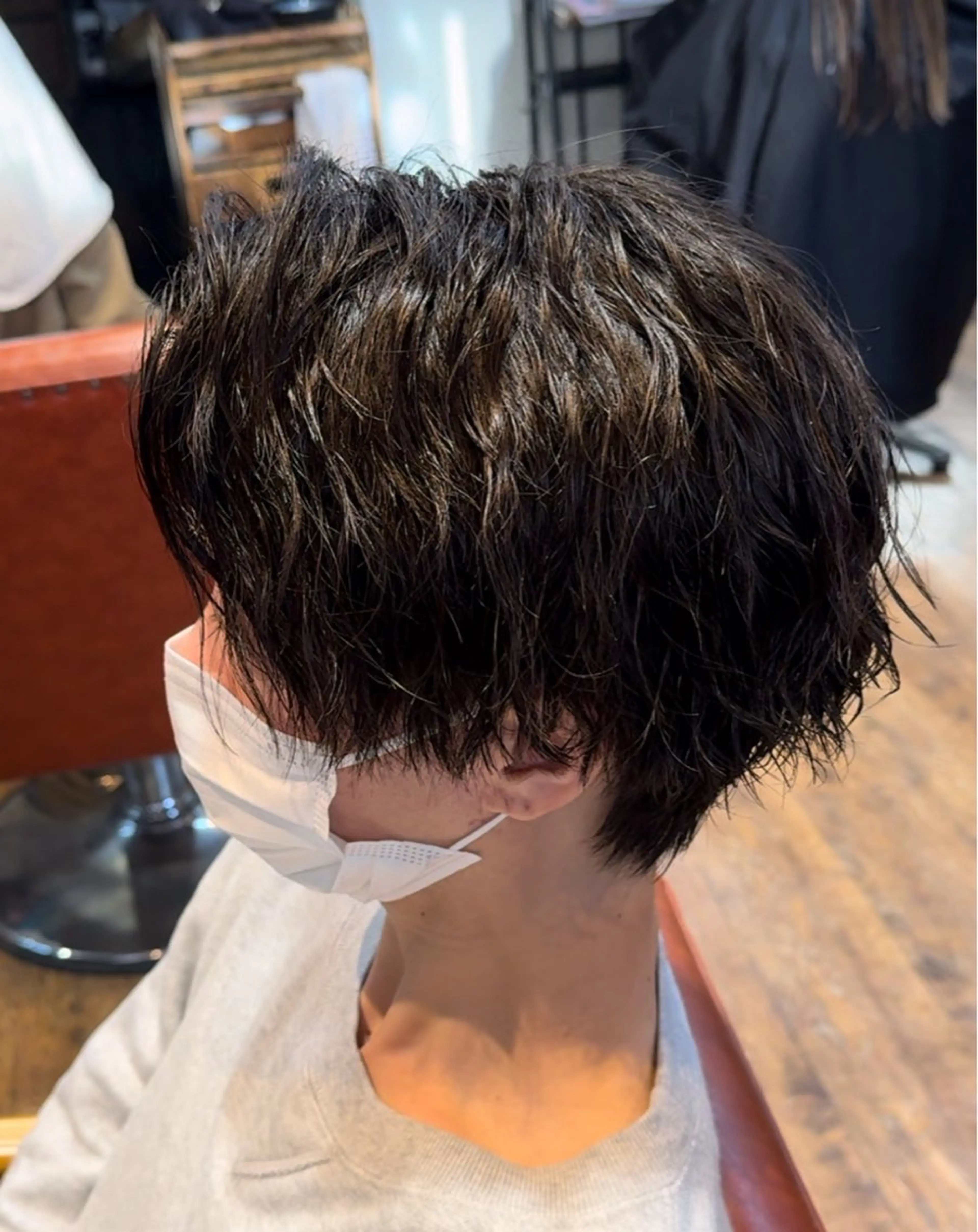 パーマ メンズ カット パーマ ヘッドスパ ヘアセット HAIR STUDIO  buzz所属・金子 富士のヘアスタイル