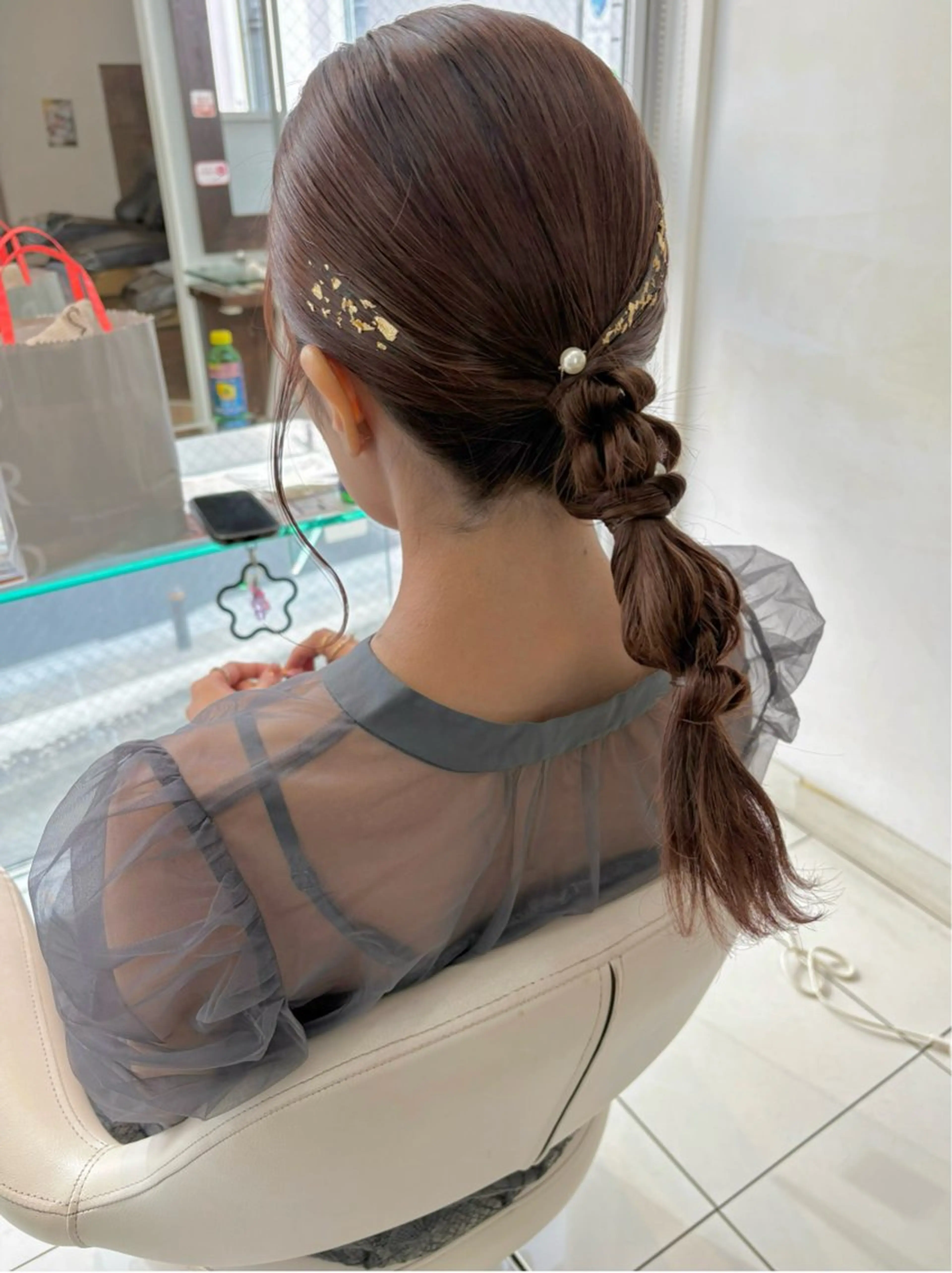 ロング ヘアセット アレンジ＆ショート 💙YUKINOのヘアスタイル