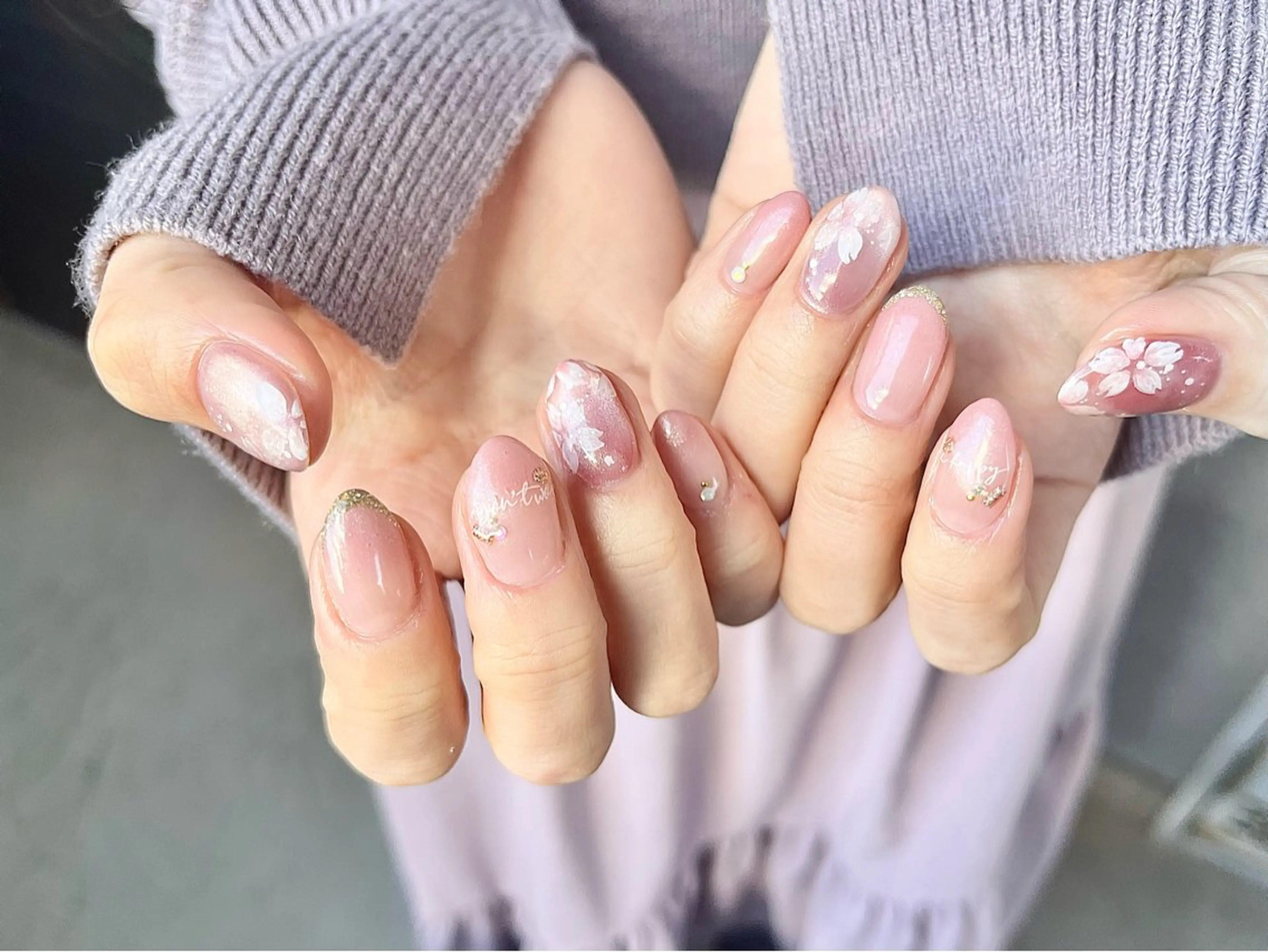 ネイル 桜ネイル nailsalon R’のネイルデザイン