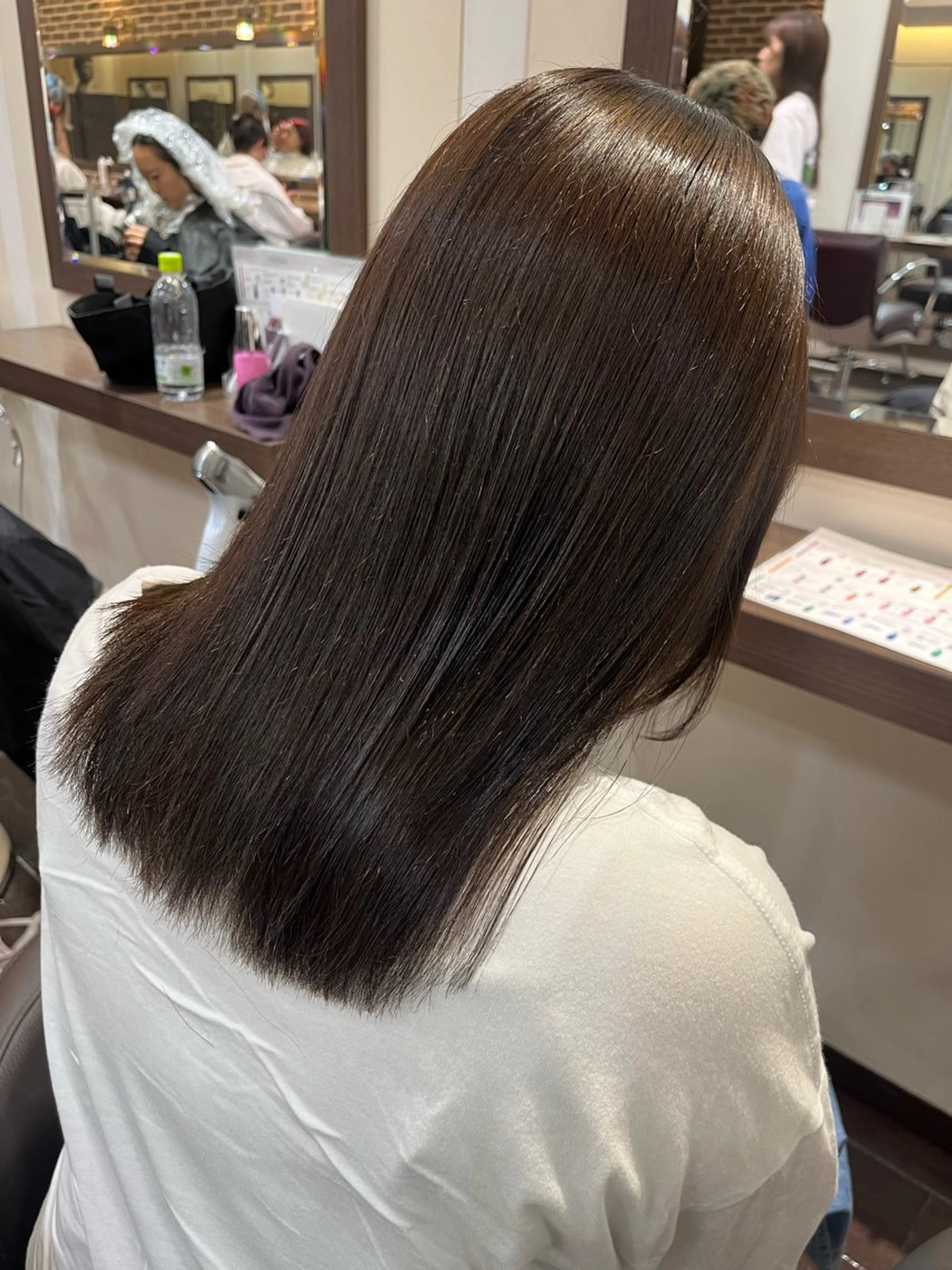 ロング ヘアカラー 酸性ストレート 🤍🎀honokaのヘアスタイル