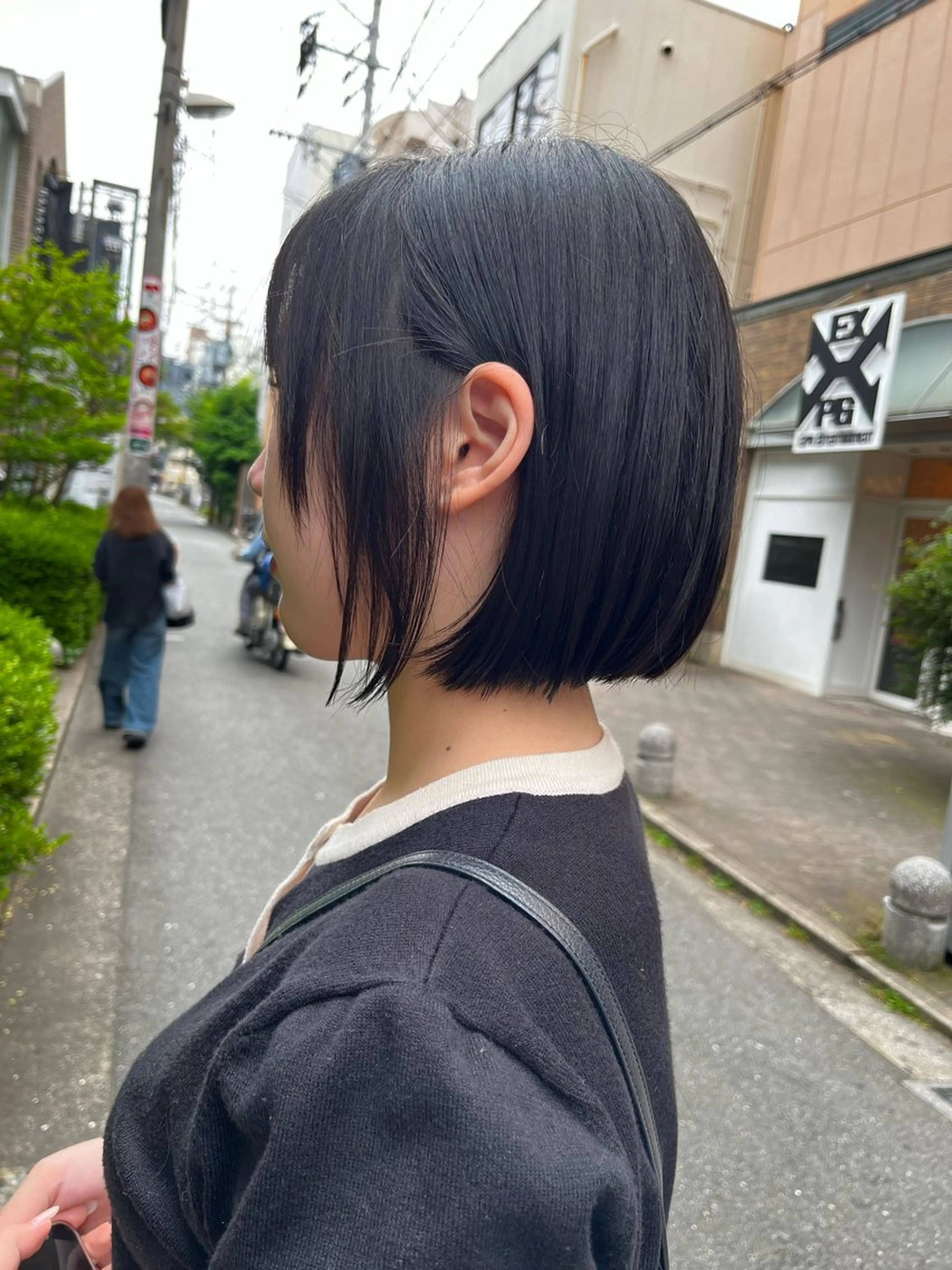 ショート 前下がりボブ ボブ ROSSO Hair＆SPA  香椎宮前店所属・SHIINA 香椎宮前店のヘアスタイル