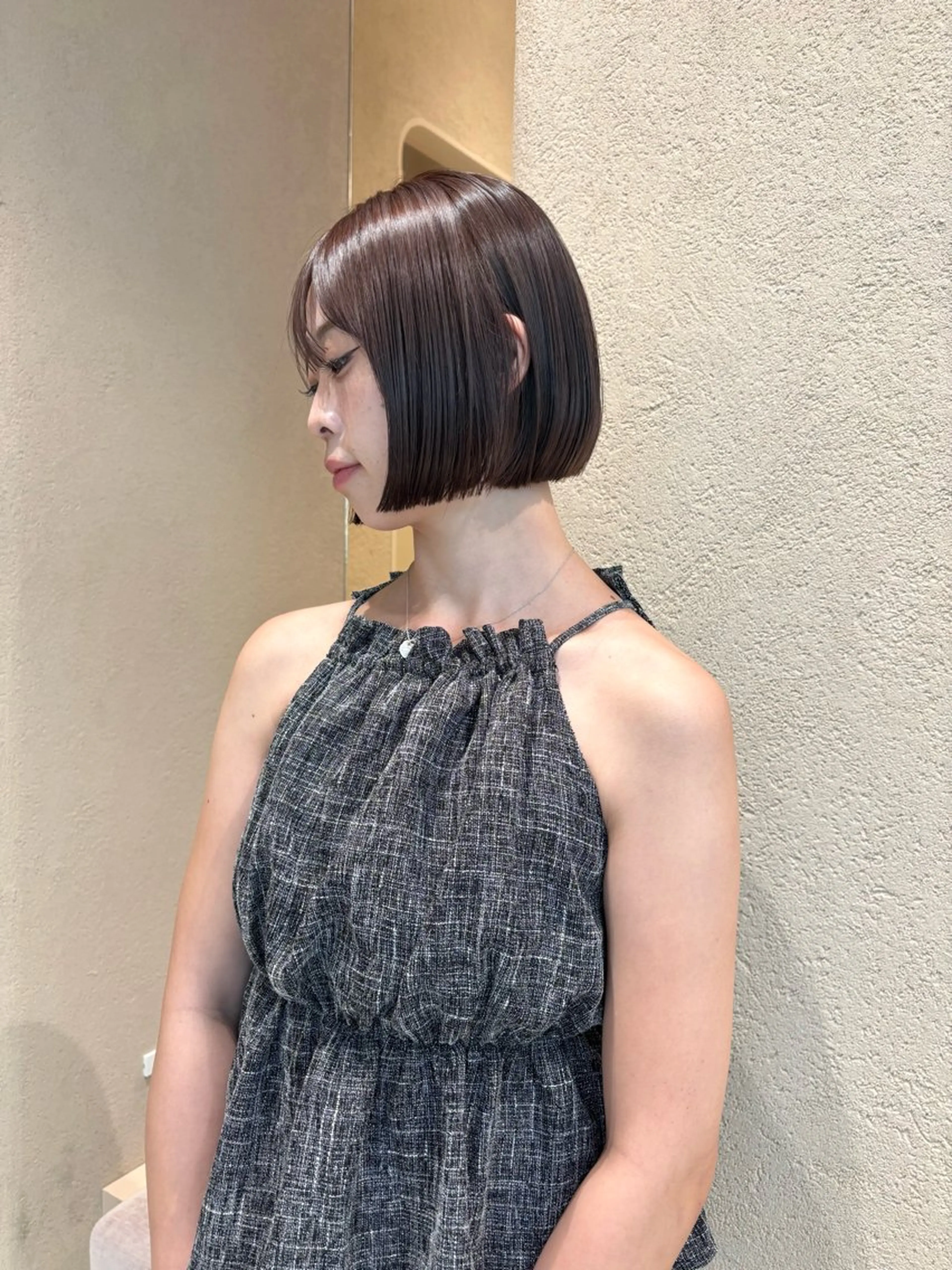 ショート カラー カット ヘアカラー トリートメント 🌼似合わせボブ .暖色🌼浅井 遥のヘアスタイル