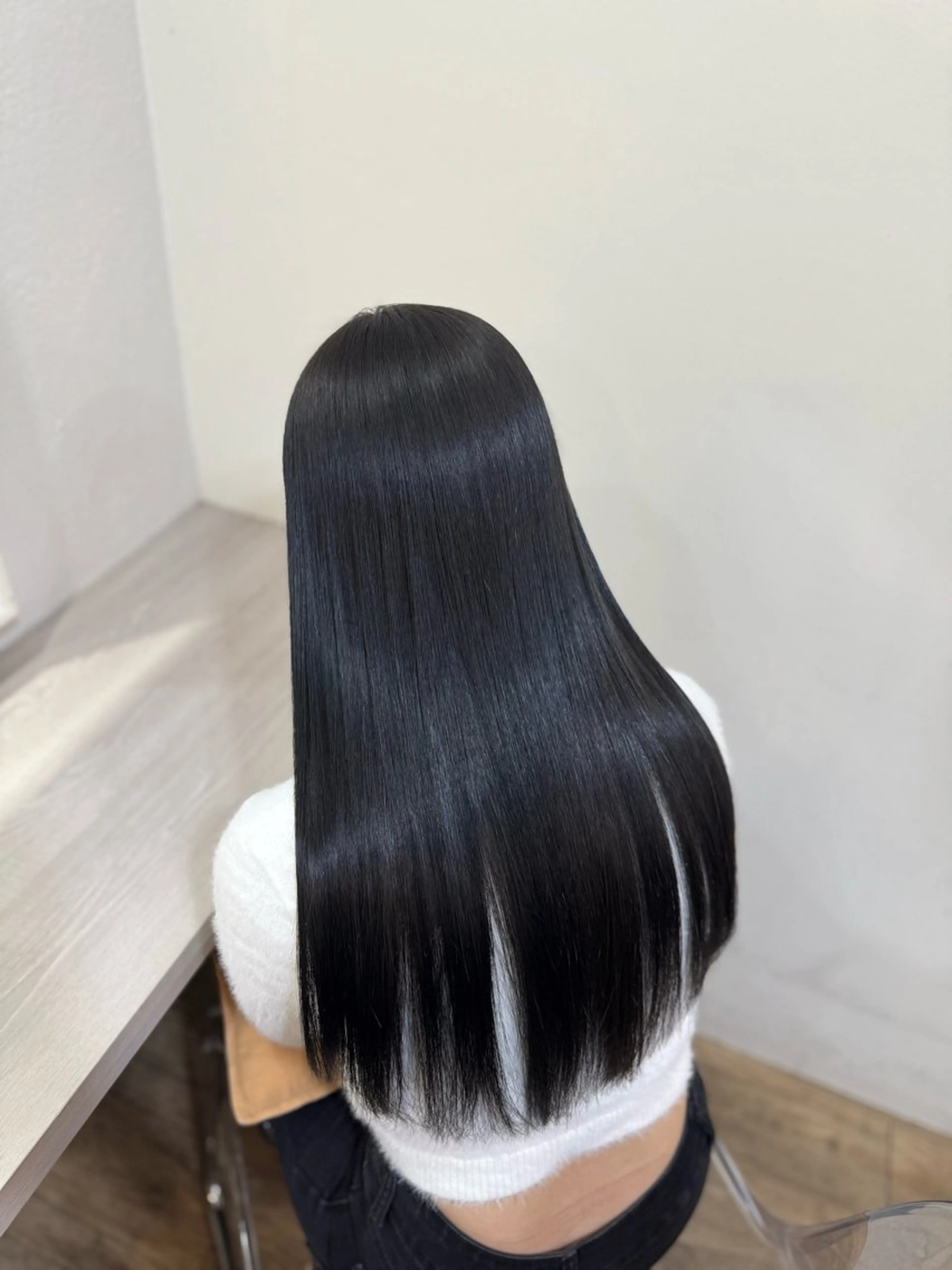 ロング ヘアカラー トリートメント 北新地/縮毛矯正 /あやなのヘアスタイル