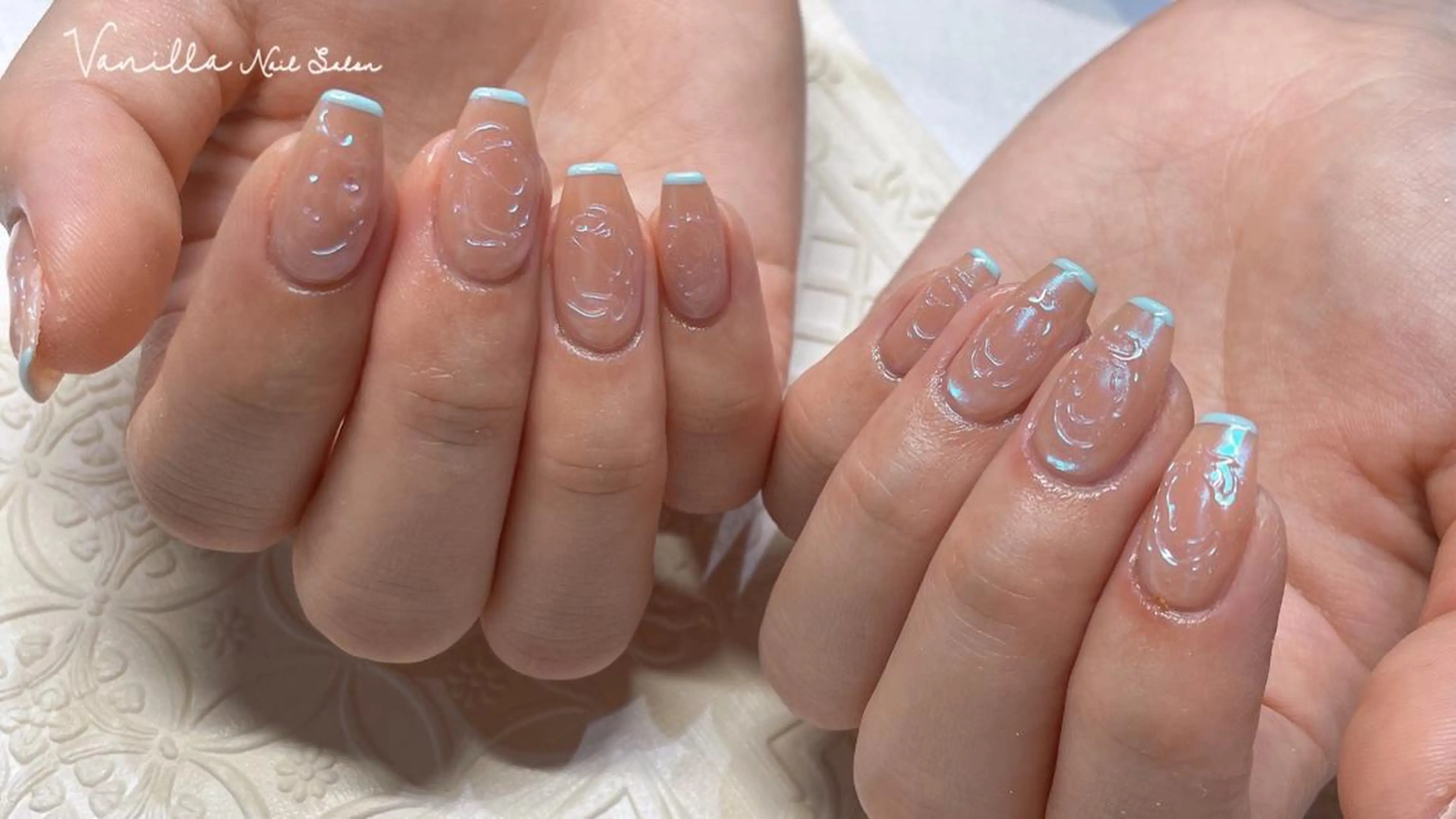 ネイル フレンチネイル ハンドネイル Vanilla ネイルサロン 西川口のネイルデザイン