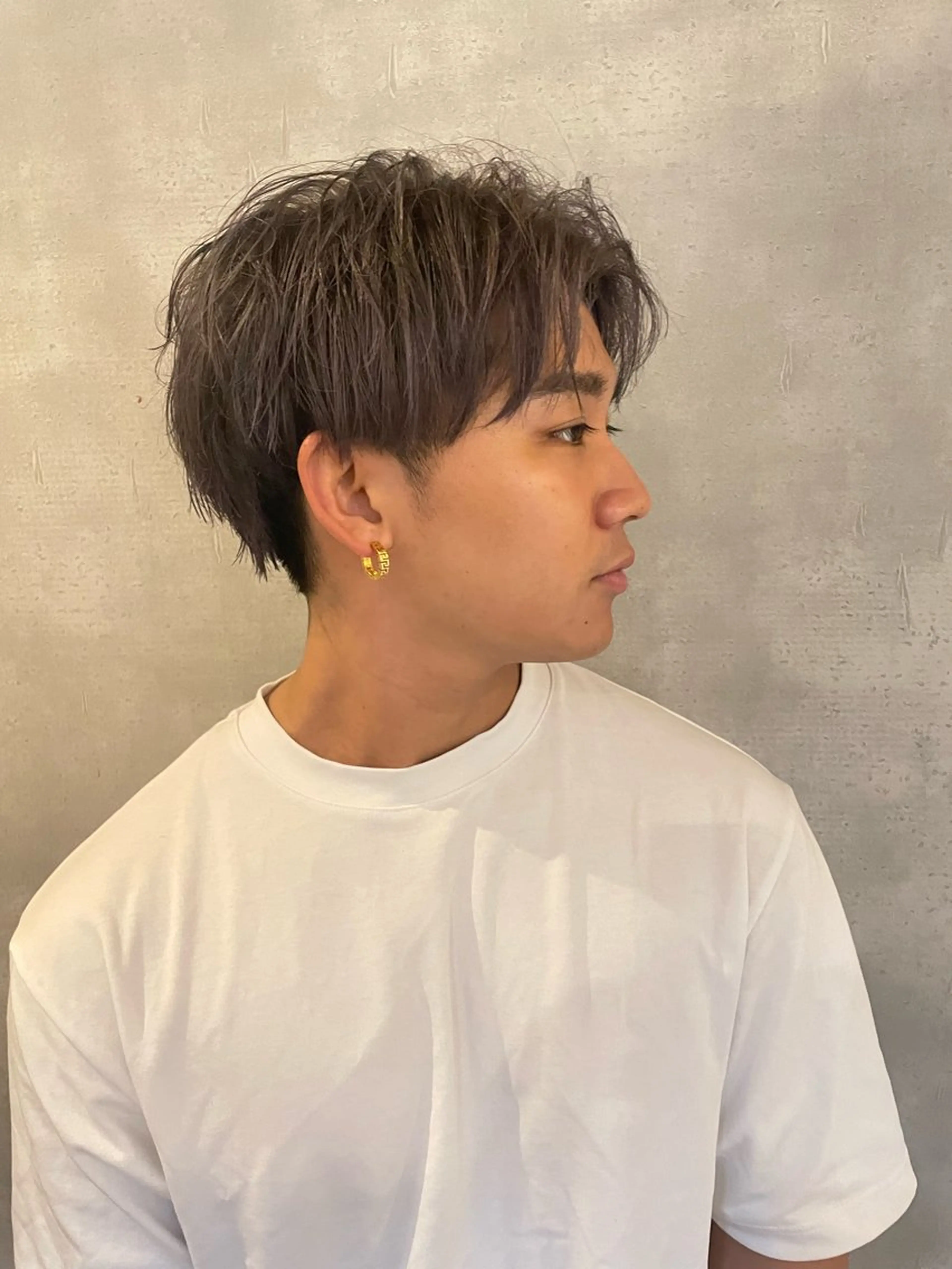 メンズ センターパート マッシュ メンズパーマ メンズツイストパーマ ツーブロック カット ヘアセット フリーランスシェアサロンルレイル所属・心斎橋/メンズ /ルレイル/地形真希のヘアスタイル