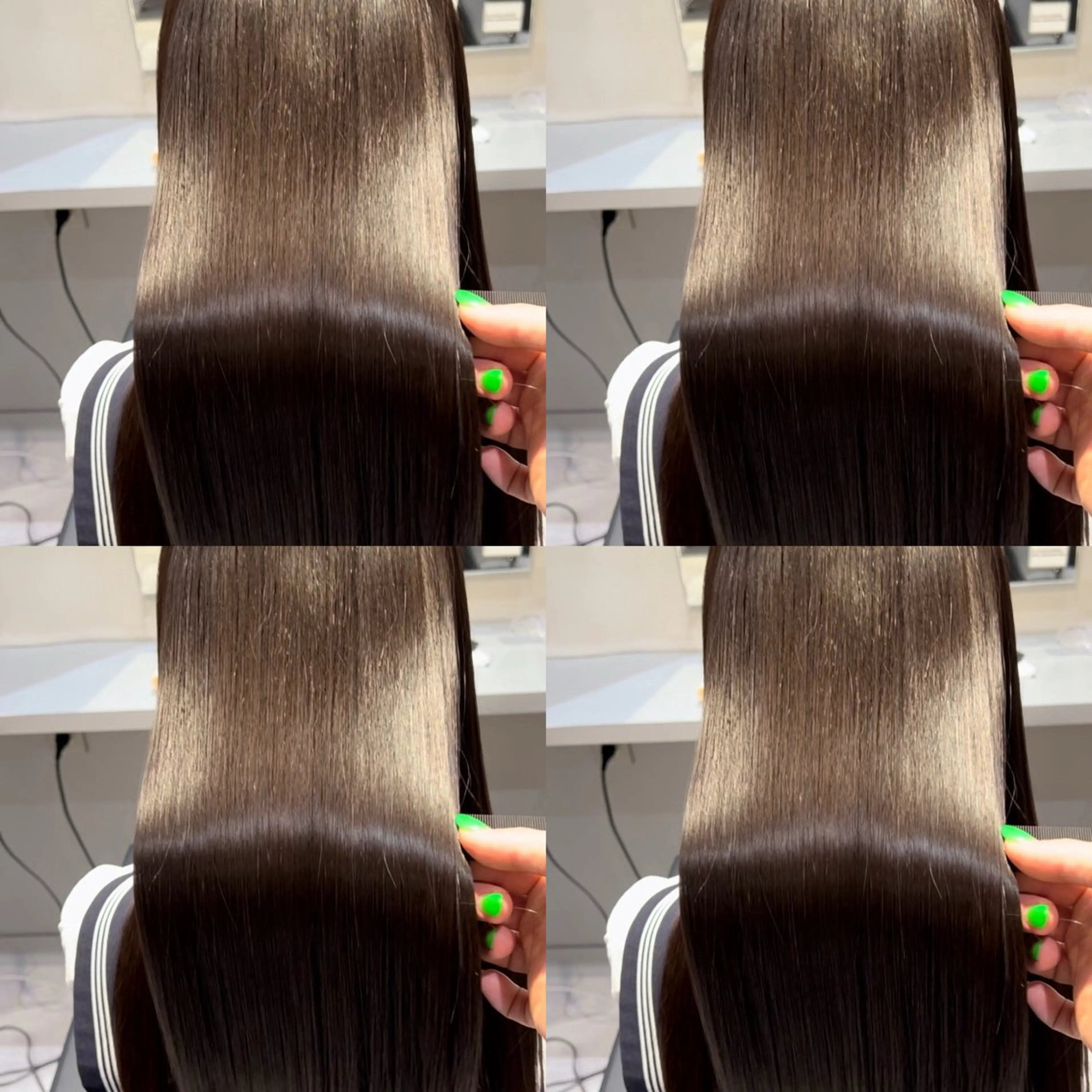 セミロング カラー カット ヘアカラー トリートメント レイヤーの神様 店長安藤光司🇰🇷のヘアスタイル