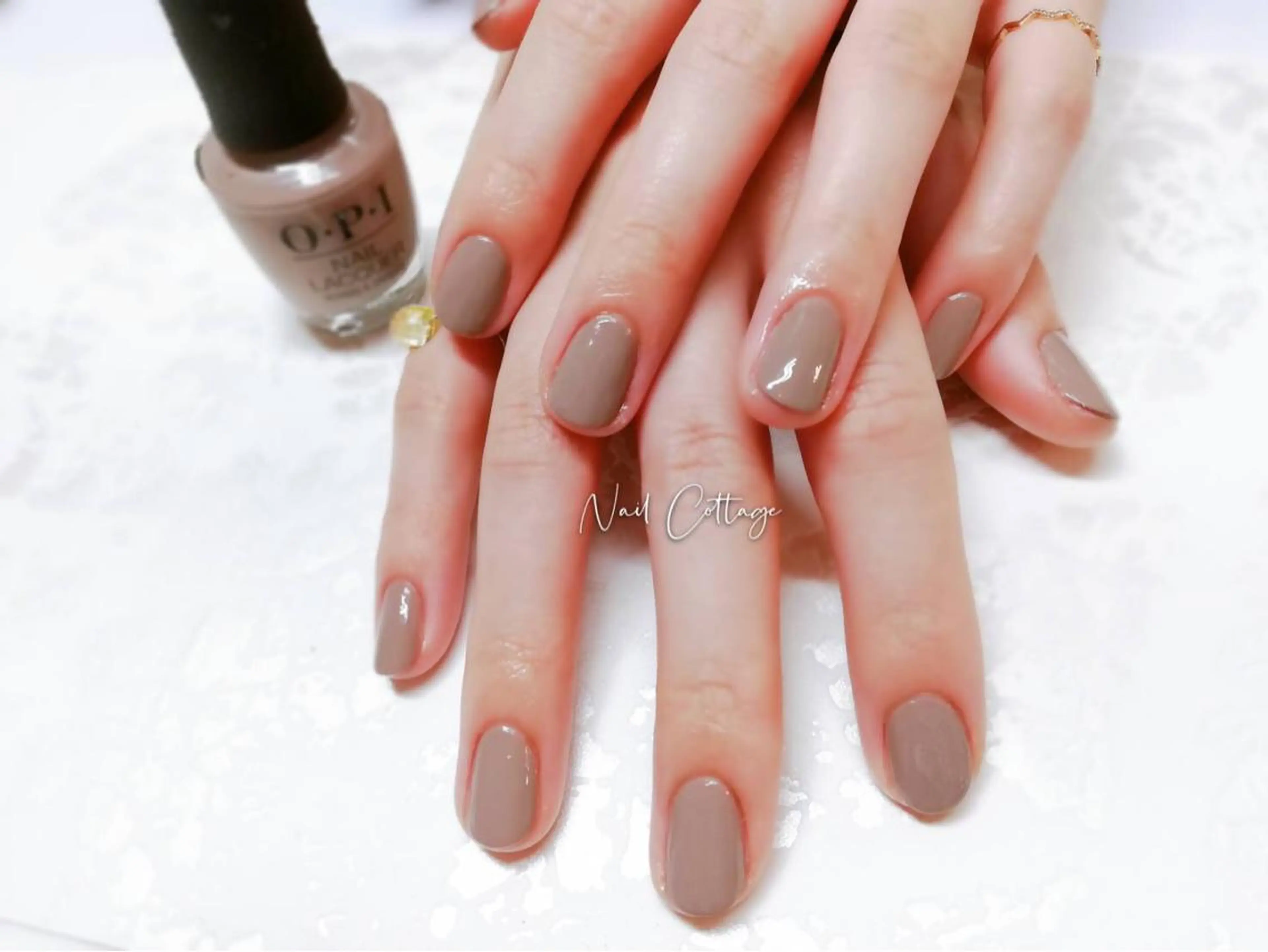 ☆Jrネイリスト練習価格☆フルマニキュア(小さなステッカーやホログラム追加できます💅追加料金がかかります)の写真