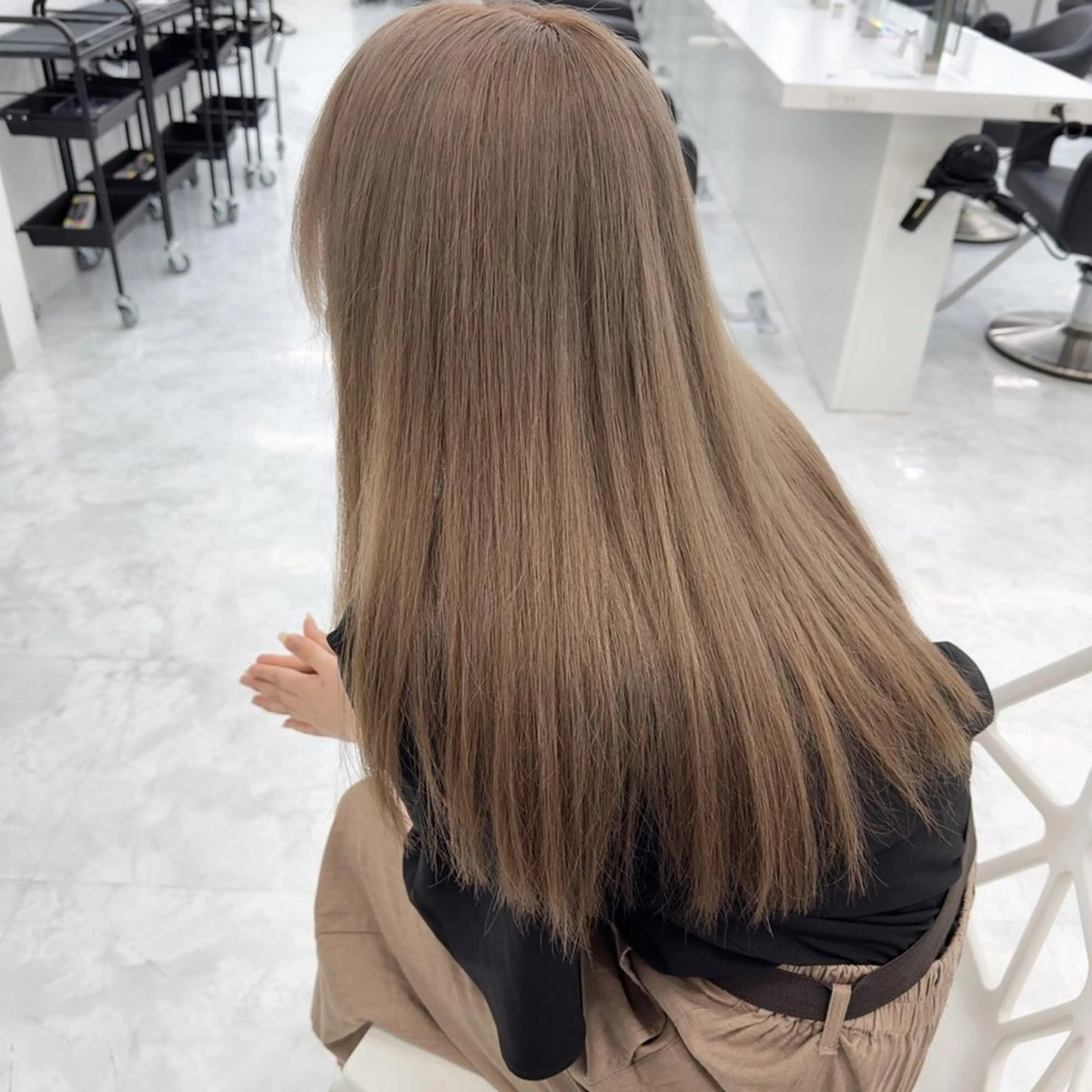カラー トリートメント ヘッドスパ ヘアセット 透明感韓国ヘア💍 横浜UNITED♡のヘアスタイル