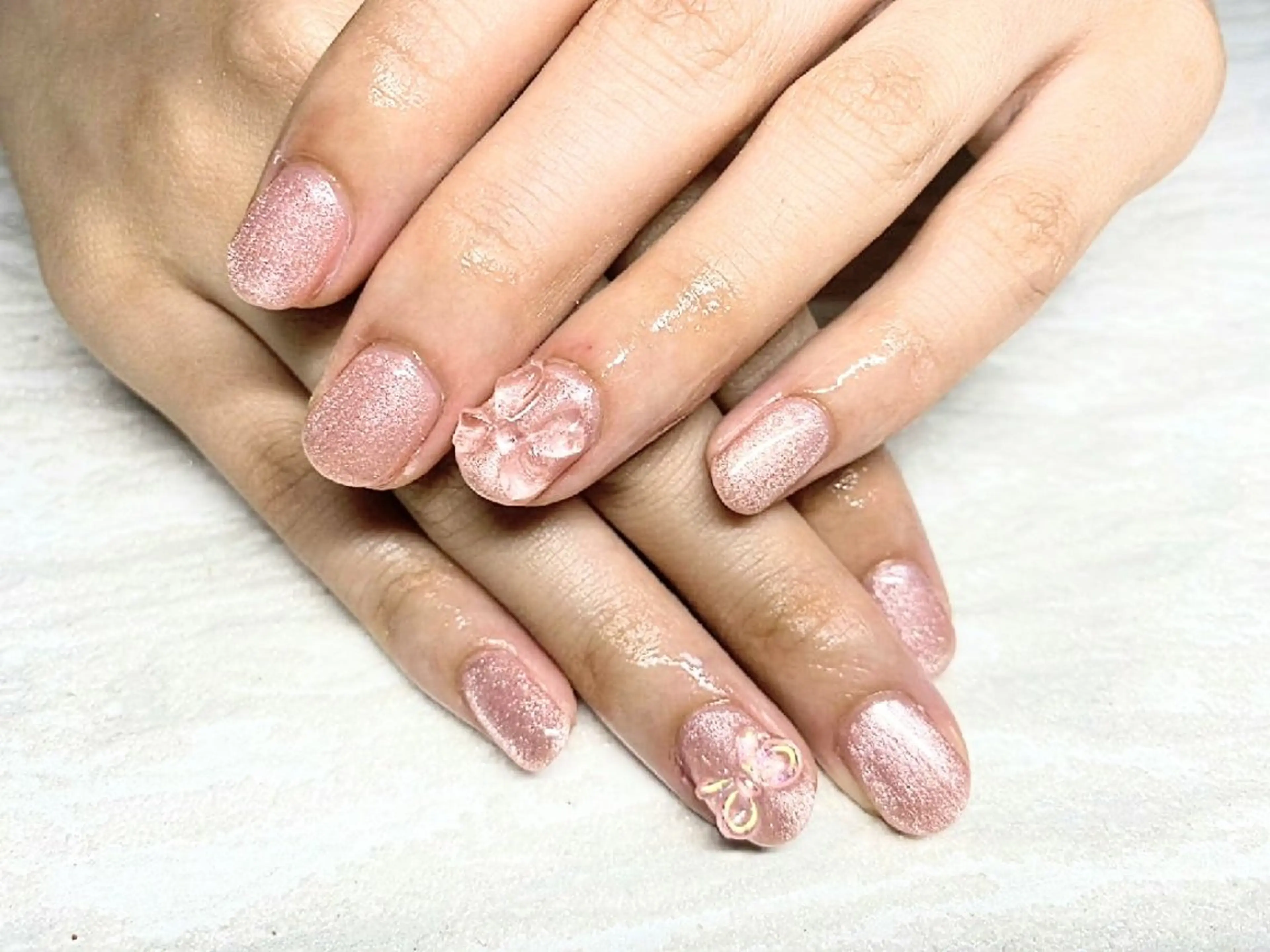 ネイル 韓国ネイル マグネットネイル シンプルネイル ハンドネイル JULIE NAILのネイルデザイン