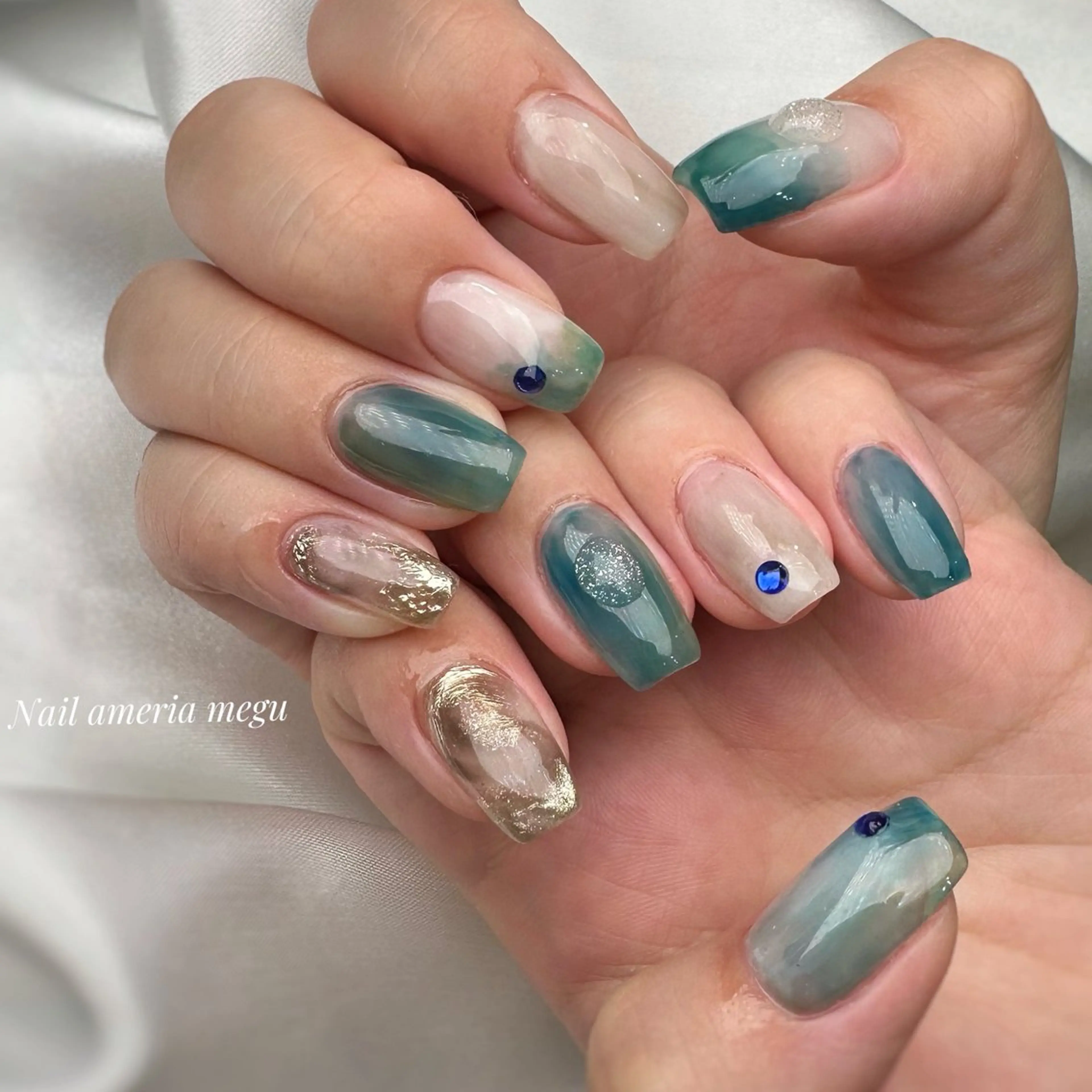 ネイル ニュアンスネイル ハンドネイル Nail ameria megu所属・ameria meguのネイルデザイン