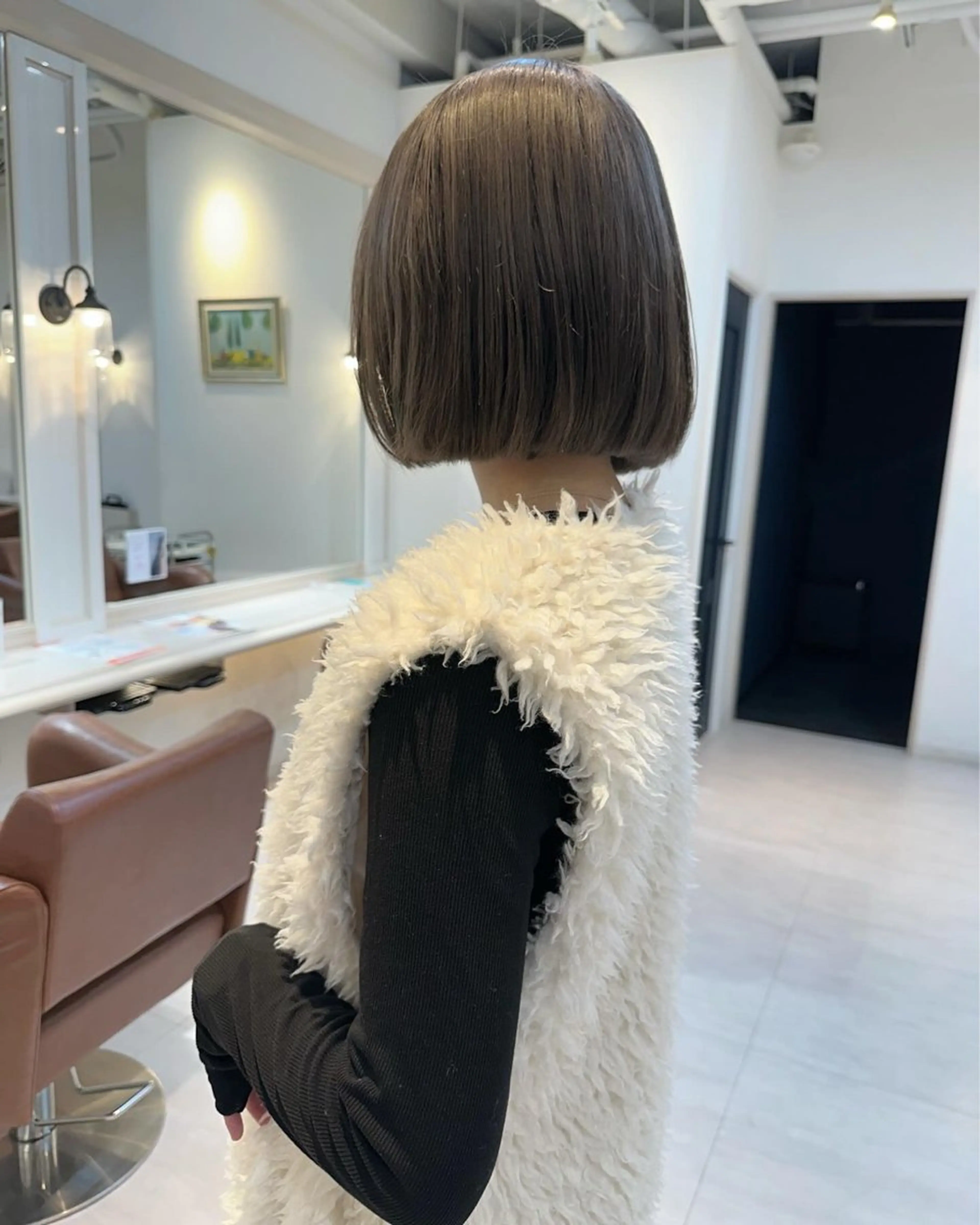 ショート カラー パーマ ヘアアレンジ メンズ 🫧ブリーチなし透明 感カラー🫧沼尻彩花のヘアスタイル