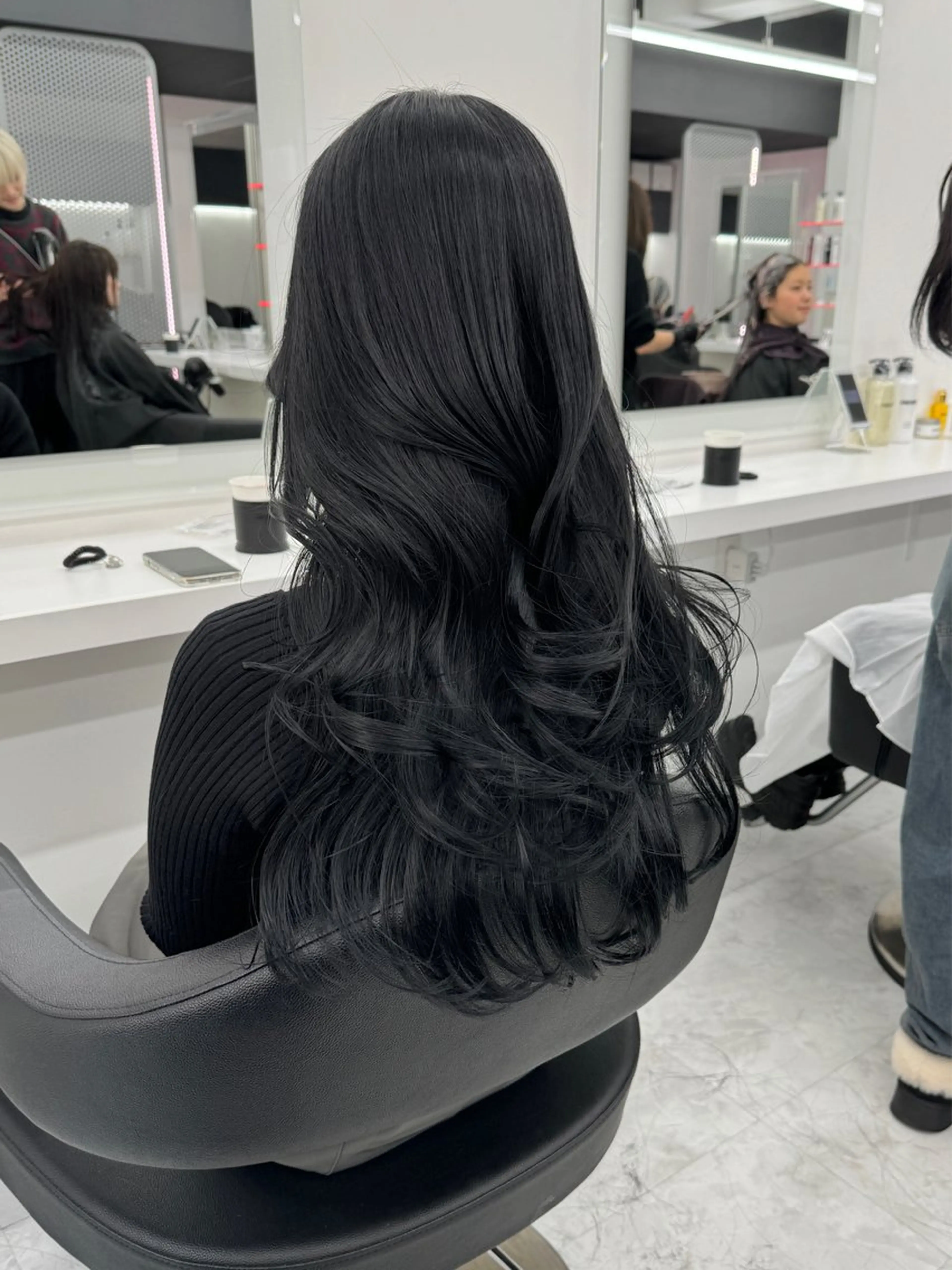 ロング カラー カット ヘアカラー トリートメント ヘッドスパ ヘアセット 💖透明感カラー＆暗 髪専門💖Akariのヘアスタイル