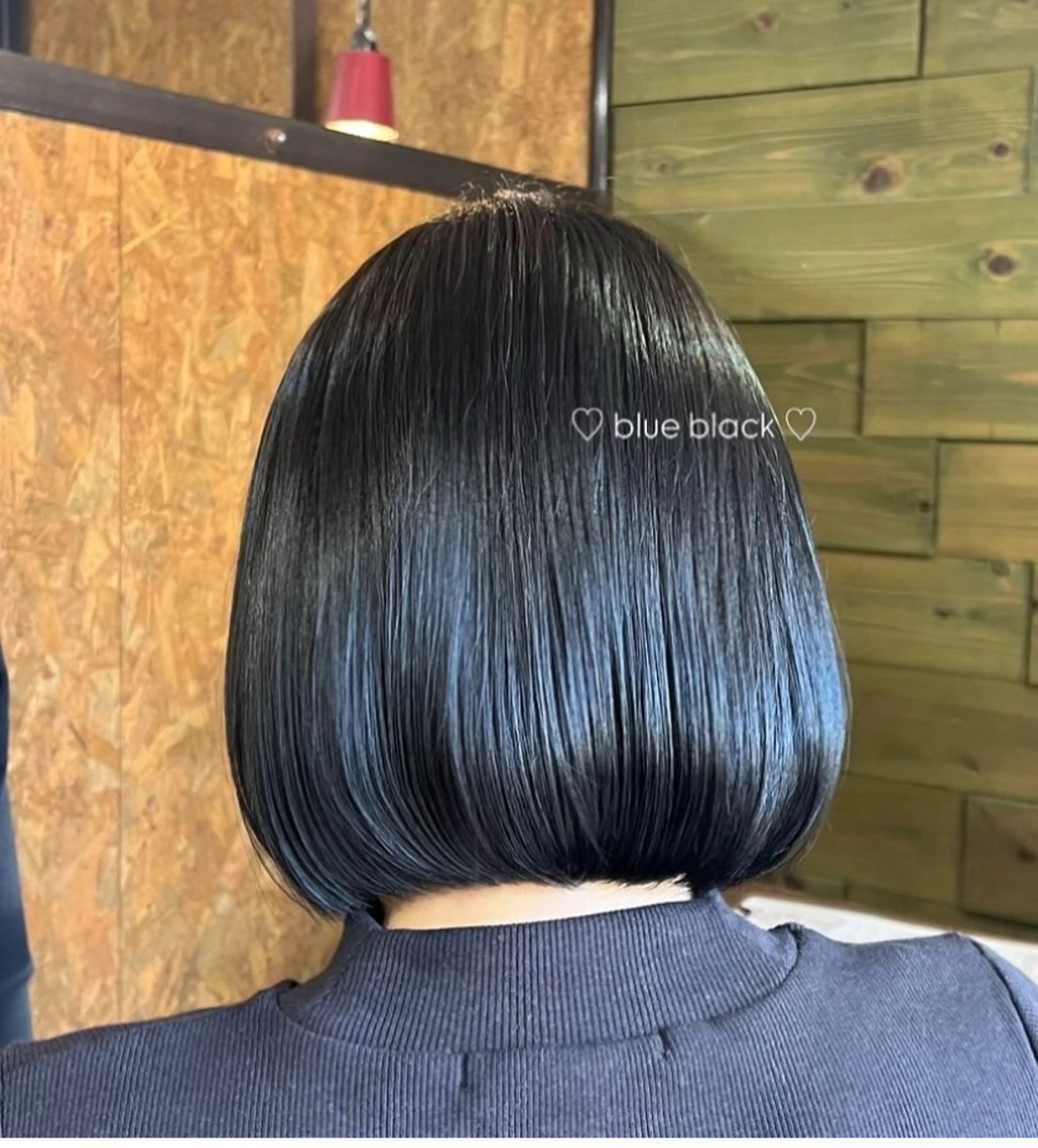 ショート カラー ベージュカラー 黒髪 ブリーチ ブルーカラー ブルーブラック 💈Blanco💈 カラー&ケア🌈のヘアスタイル