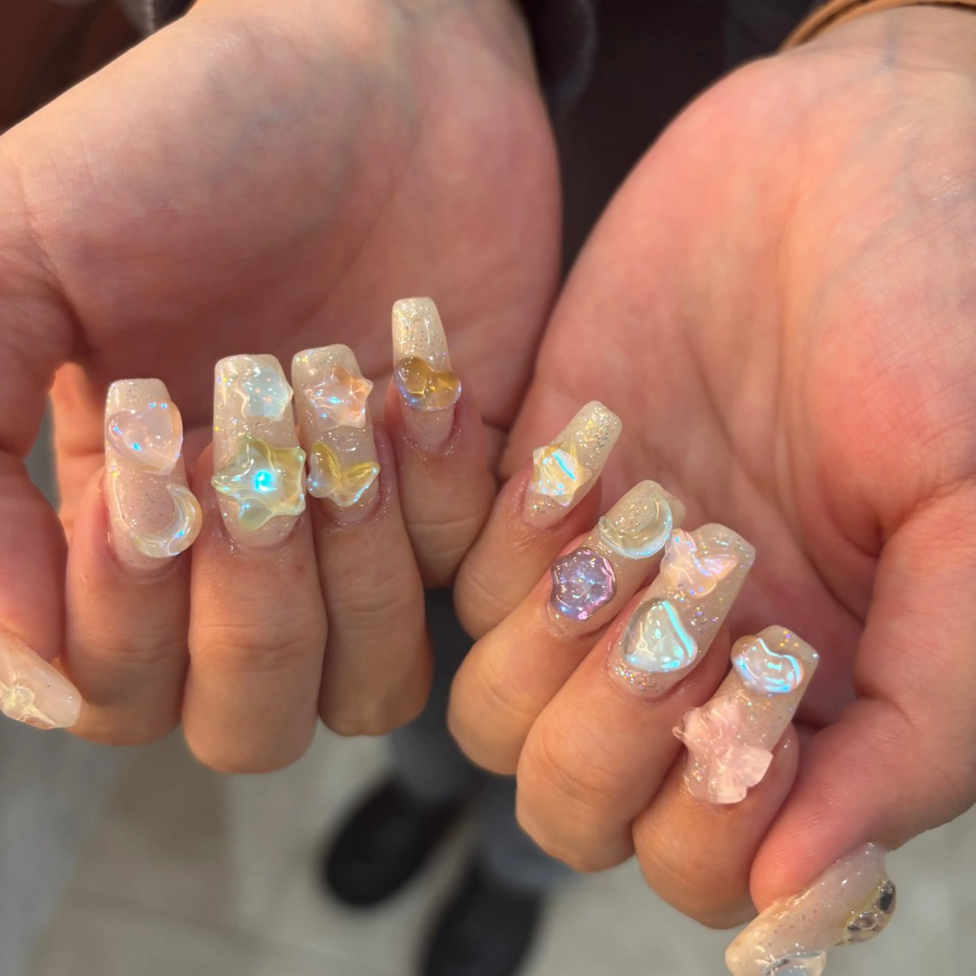 ネイル 氷ネイル・うるうるネイル ハンドネイル フットネイル 栗田 ゆう子のネイルデザイン