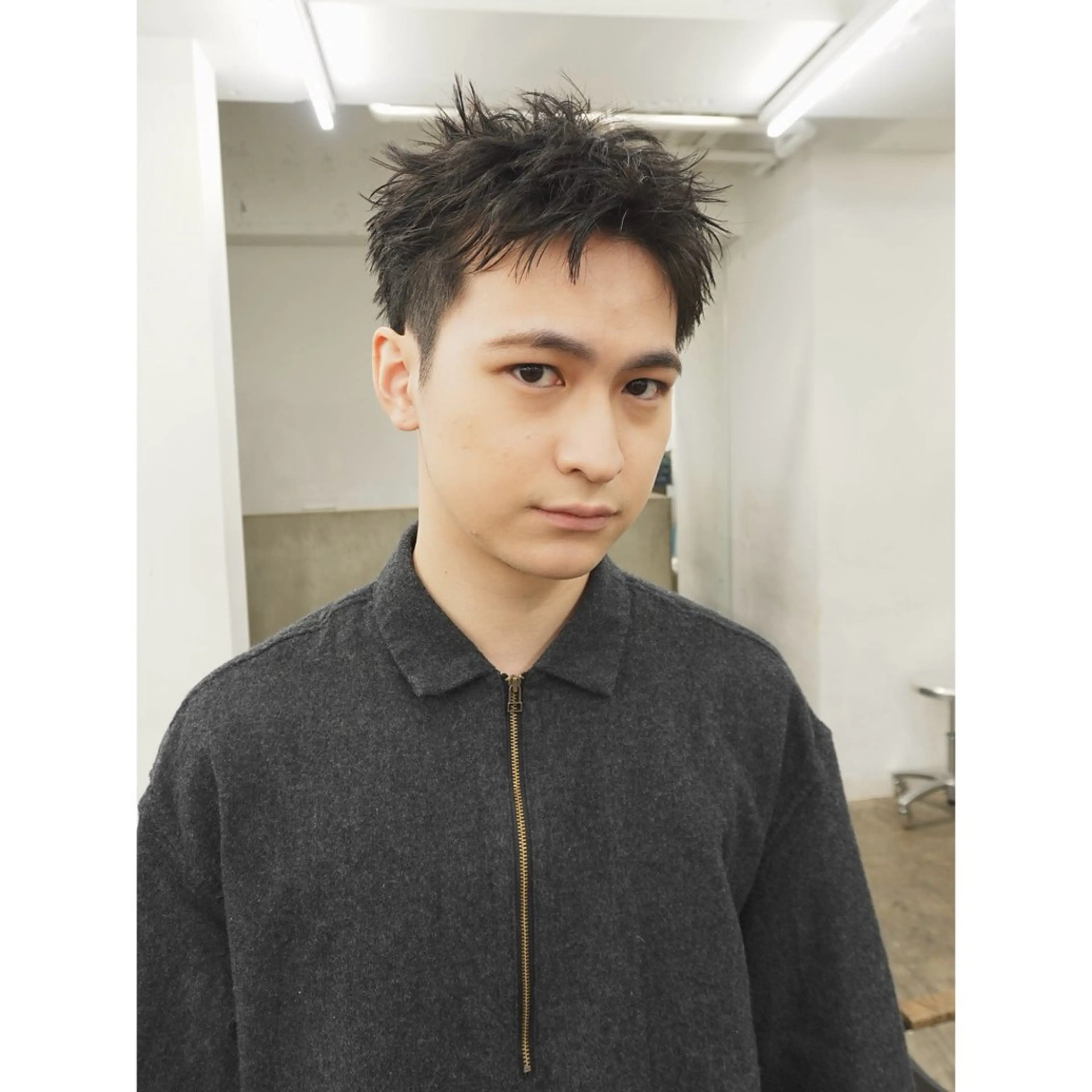 【SNS用撮影モデル】メンズカットの写真