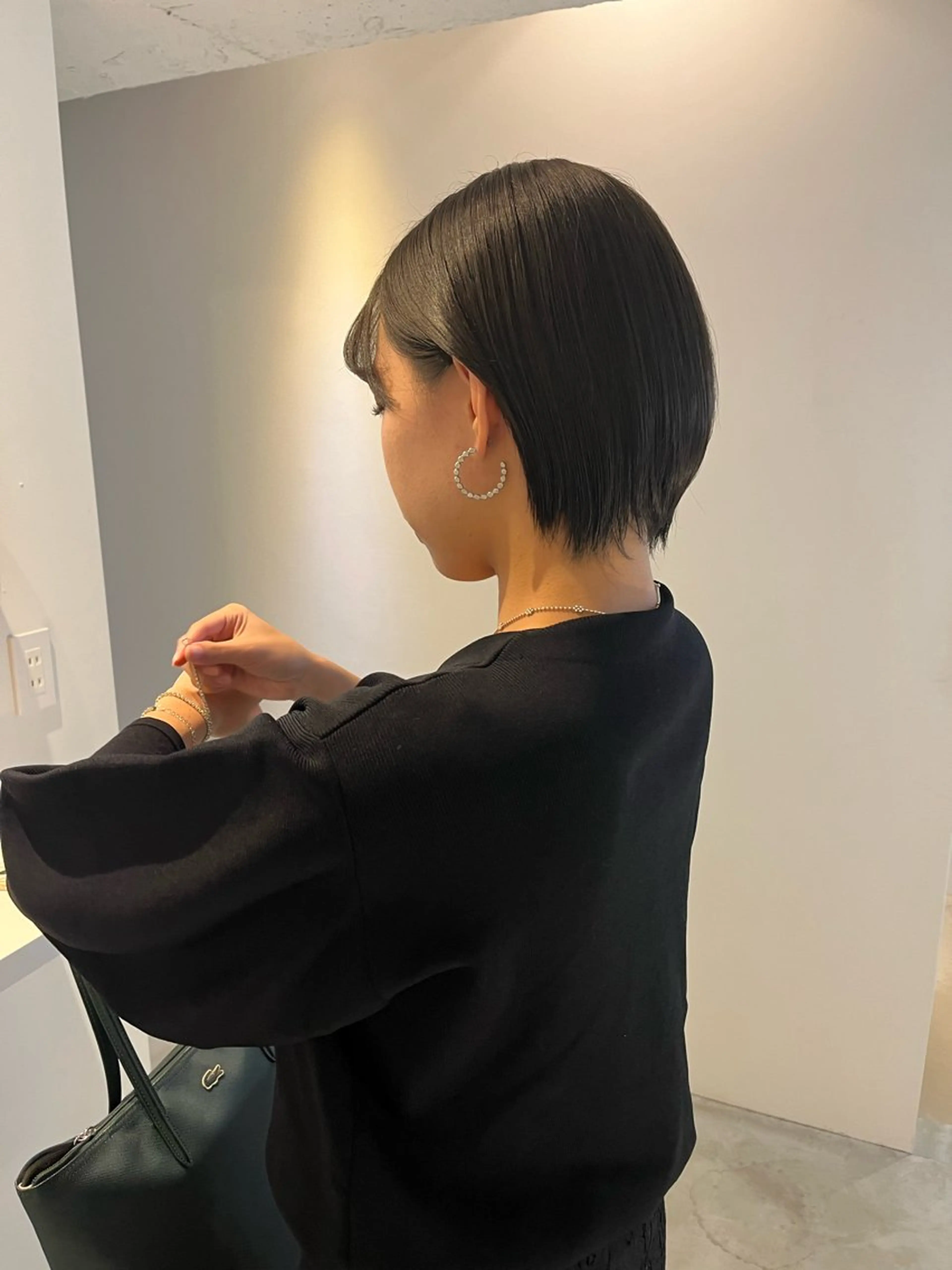 ショート ALLYS 渋谷店所属・最高級の艶のある カラーmei🎨のヘアスタイル