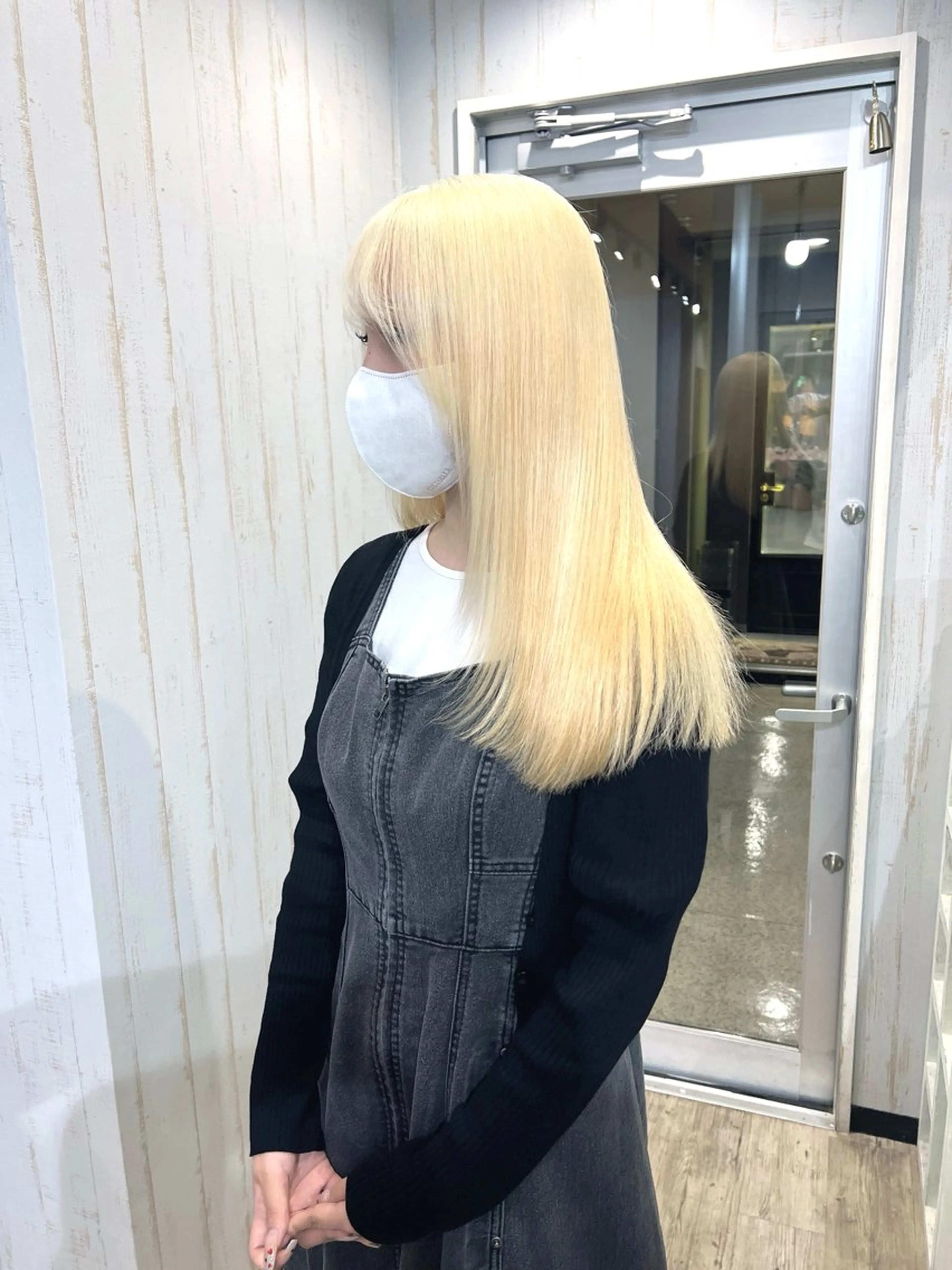 セミロング カラー 艶髪/ハイトーン特化 店長/SHOHEIのヘアスタイル