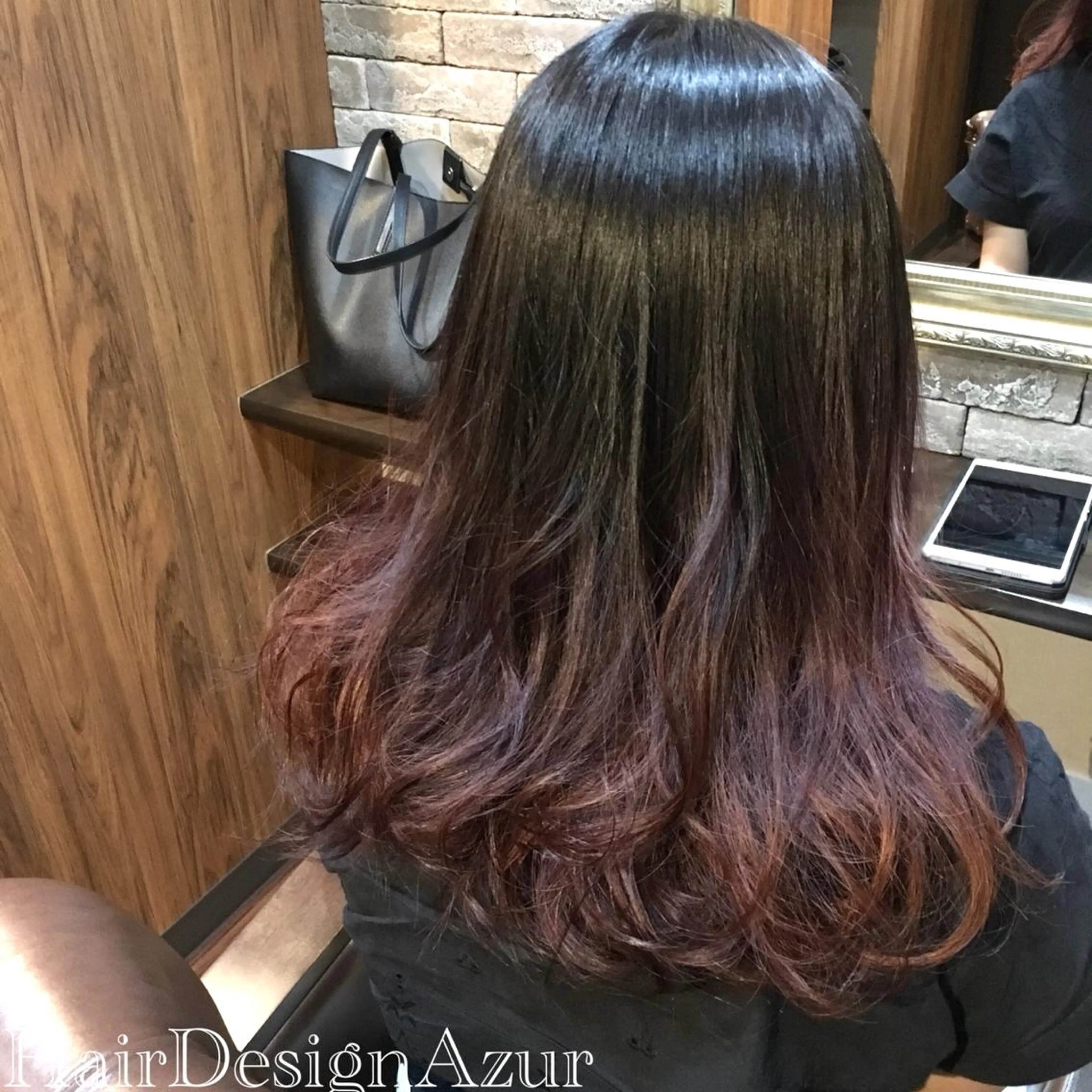 ロング カラー HairDesign Azurのヘアスタイル