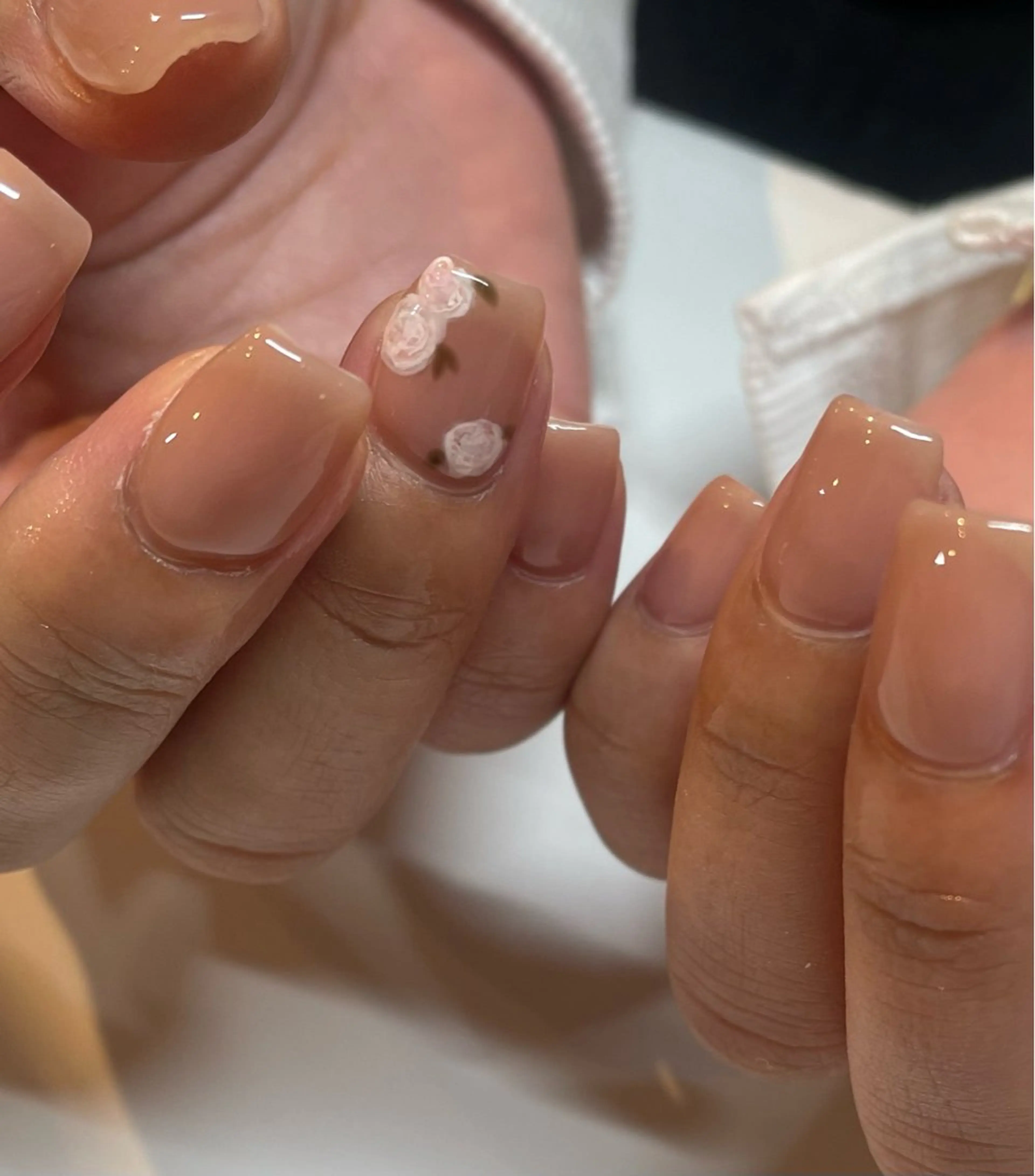 ネイル フラワーネイル Manon Yuiのネイルデザイン