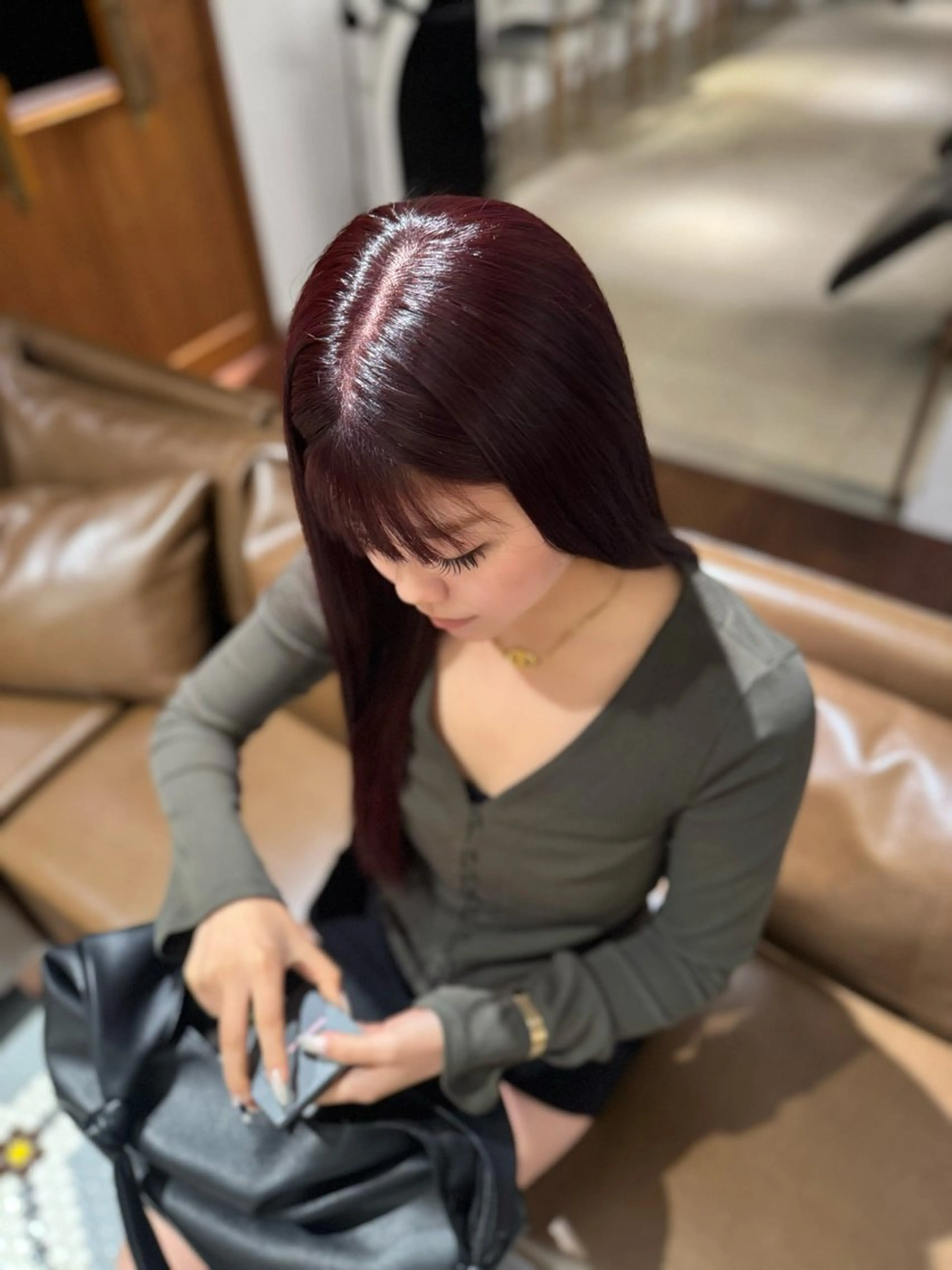 カラー ヘアカラー 北沢 伶奈のヘアスタイル