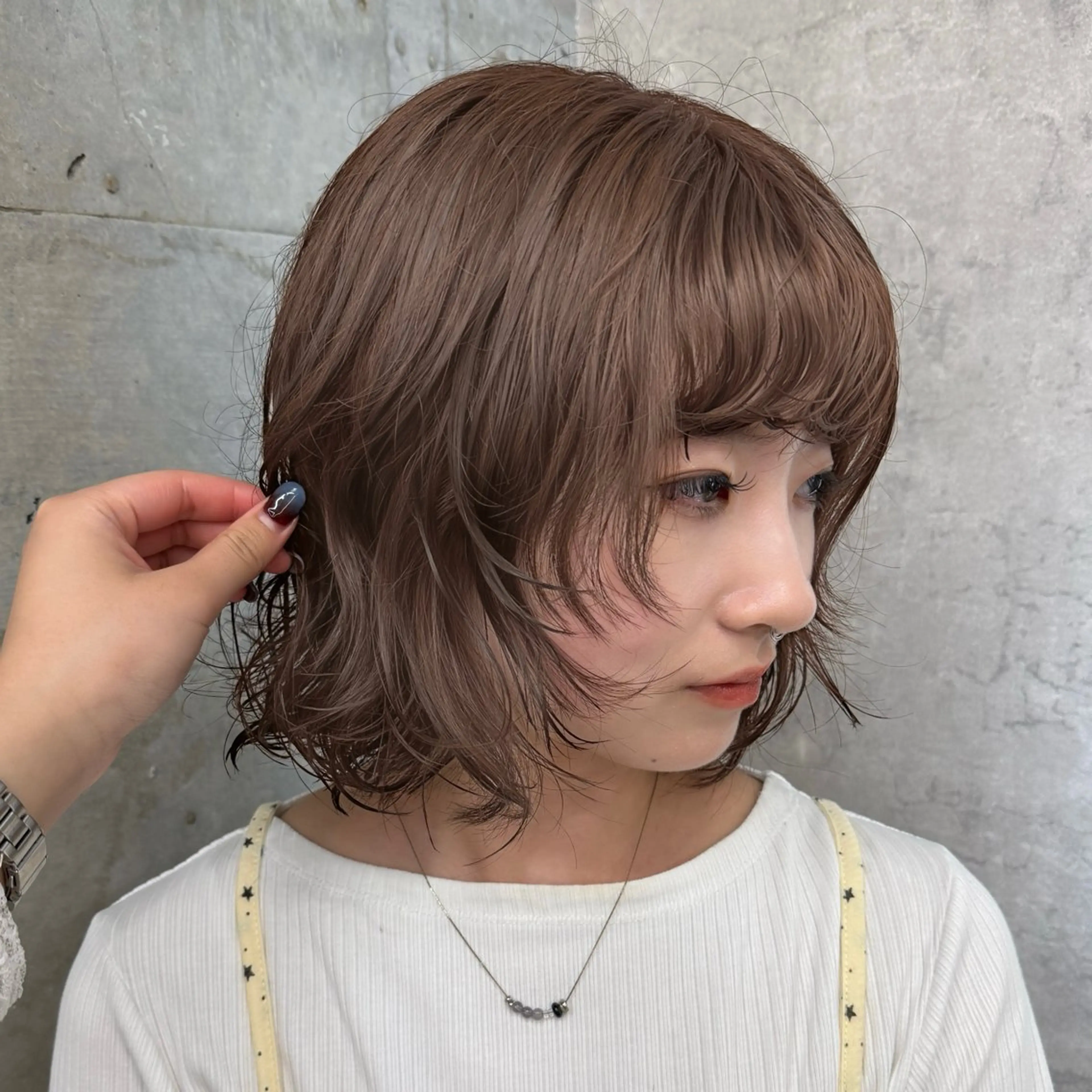 ショート ヘアカラー トリートメント alo所属・ほの/ブリーチモデル 🎀/艶カラー‎のヘアスタイル
