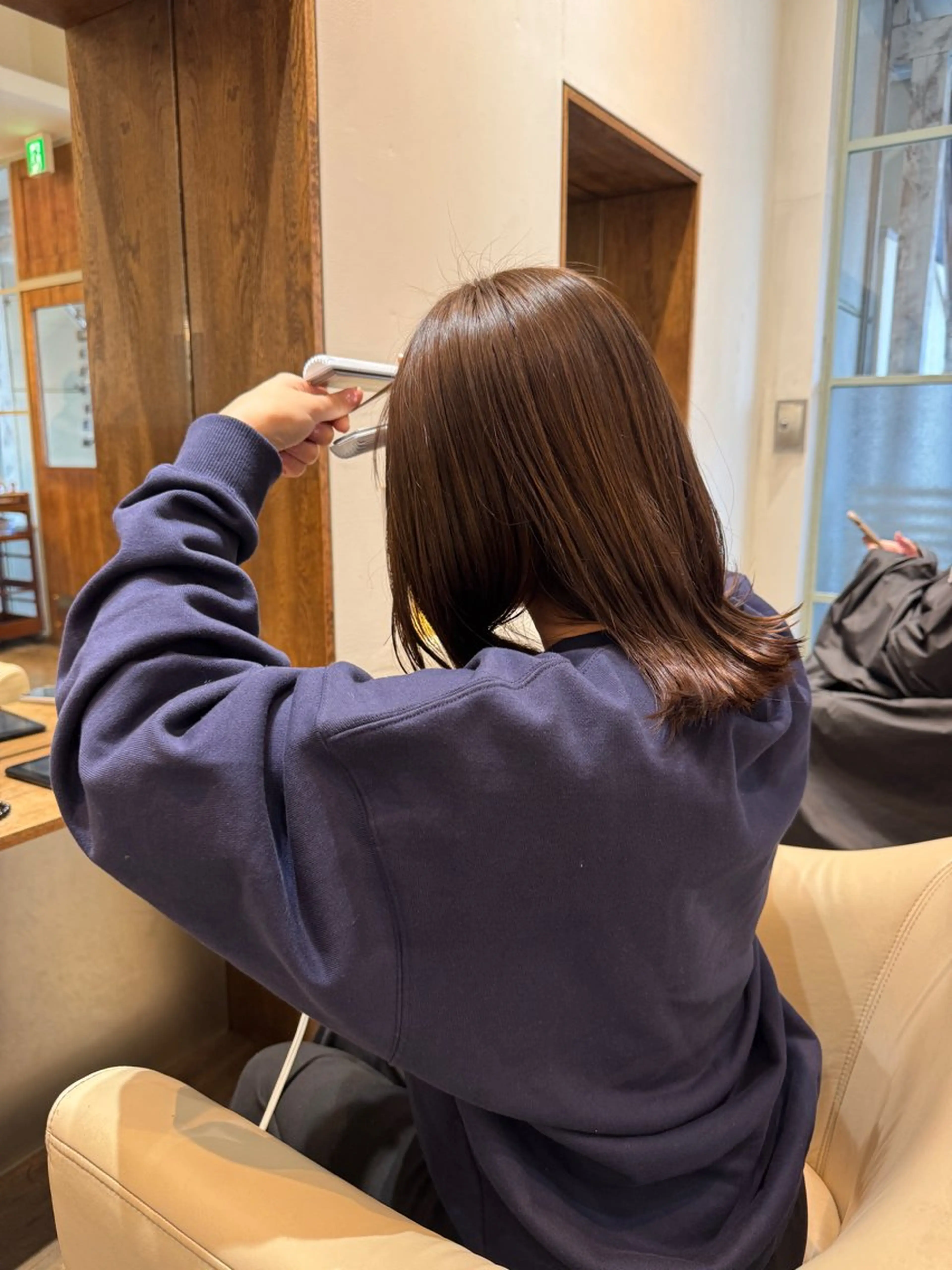 ミディアム カラー ヘアカラー 中村 空のヘアスタイル