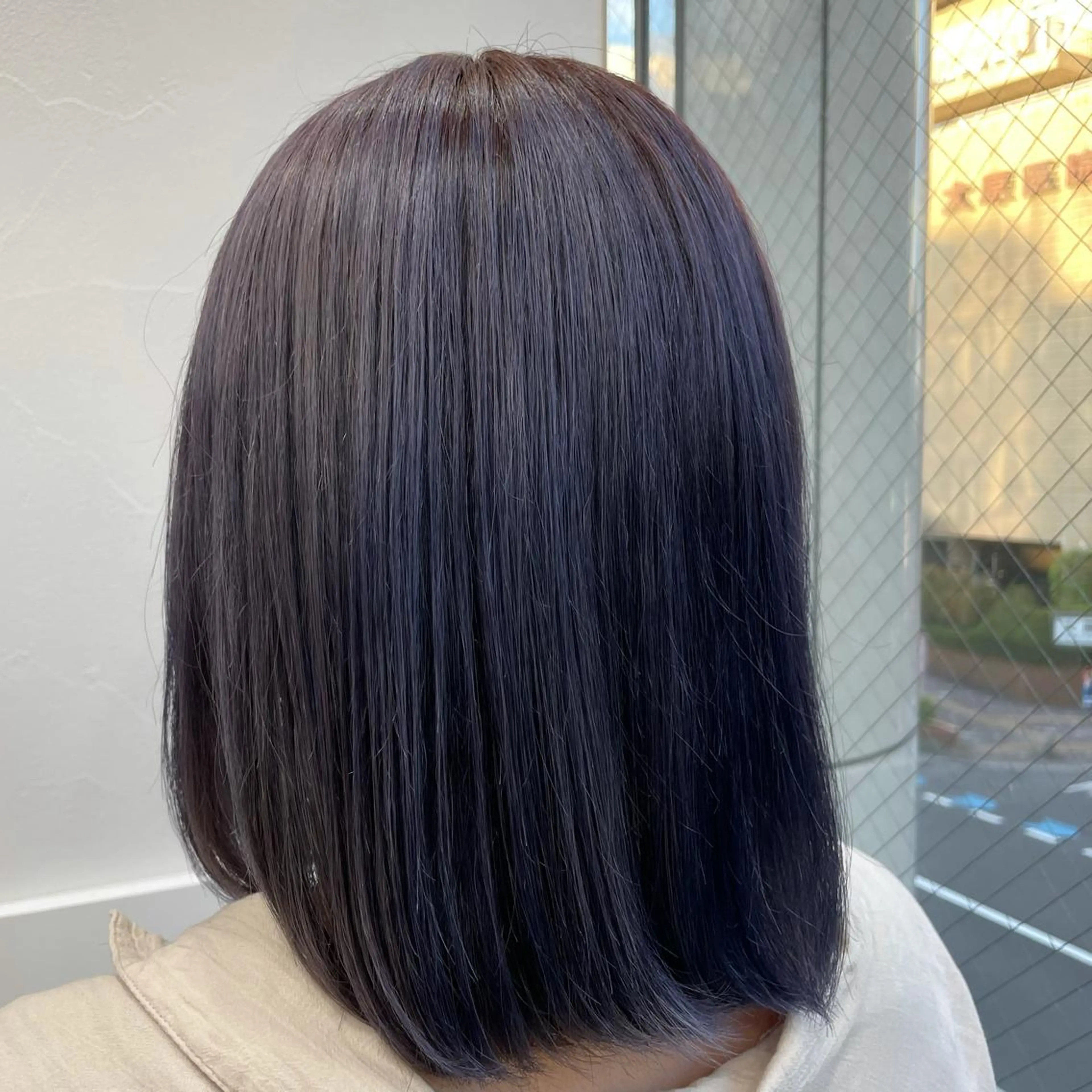 ミディアム カラー パープルカラー ヘアカラー トリートメント ヘアセット 🌼杉田 胡桃🌼のヘアスタイル
