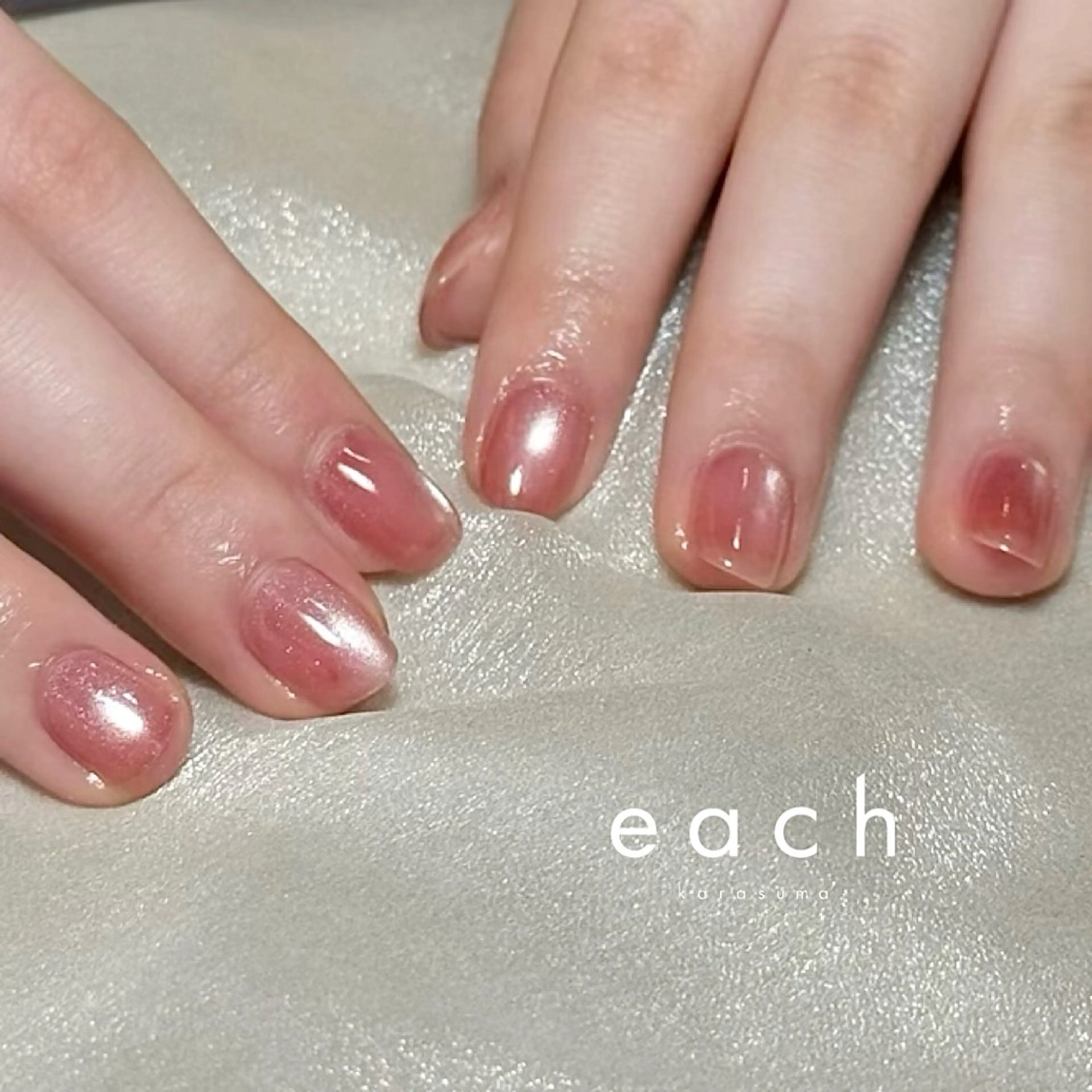 ネイル マグネットネイル each sakuraのネイルデザイン