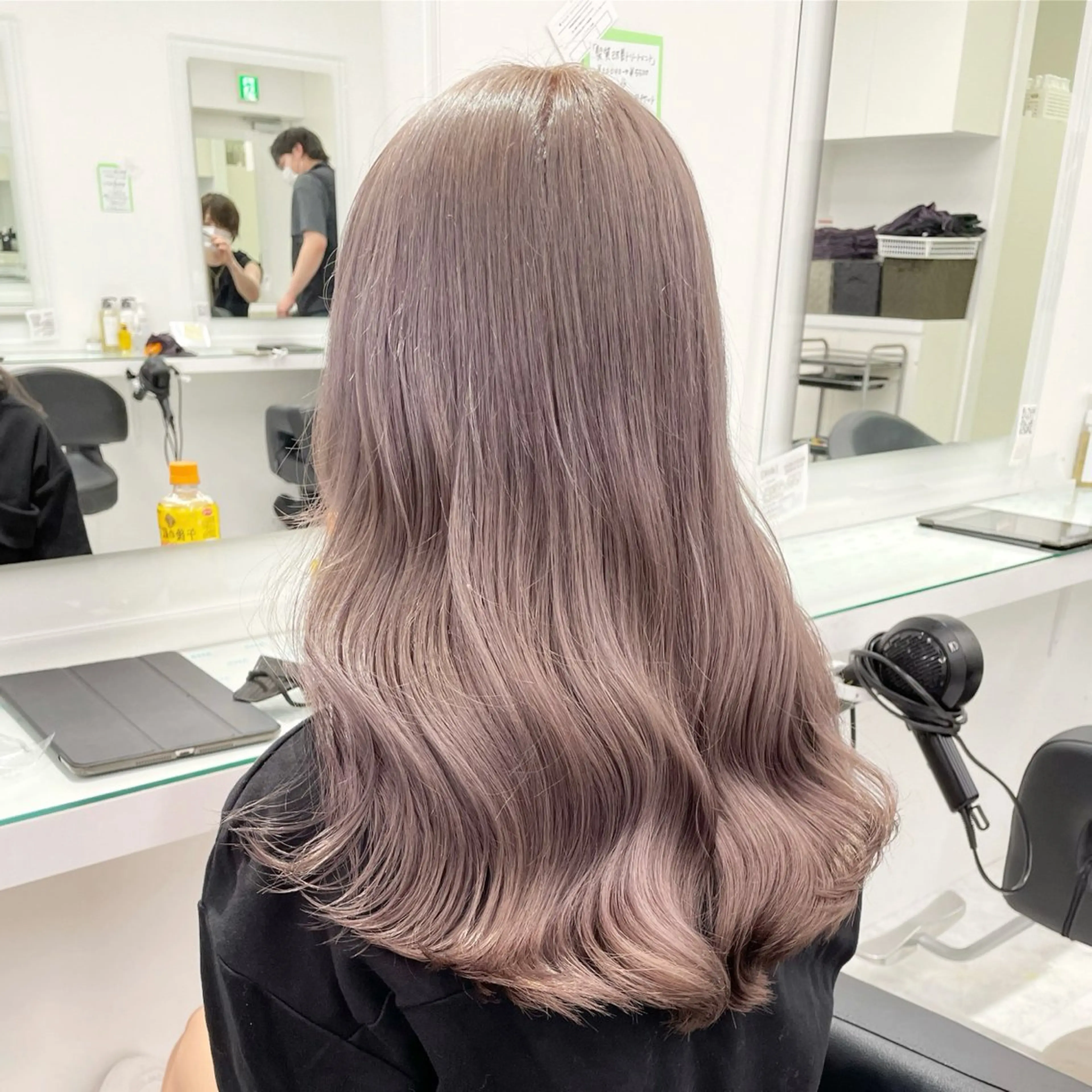セミロング カラー ヘアカラー トリートメント ヘアセット ♡艶髪グレージュ特化 CHIKARA♡のヘアスタイル