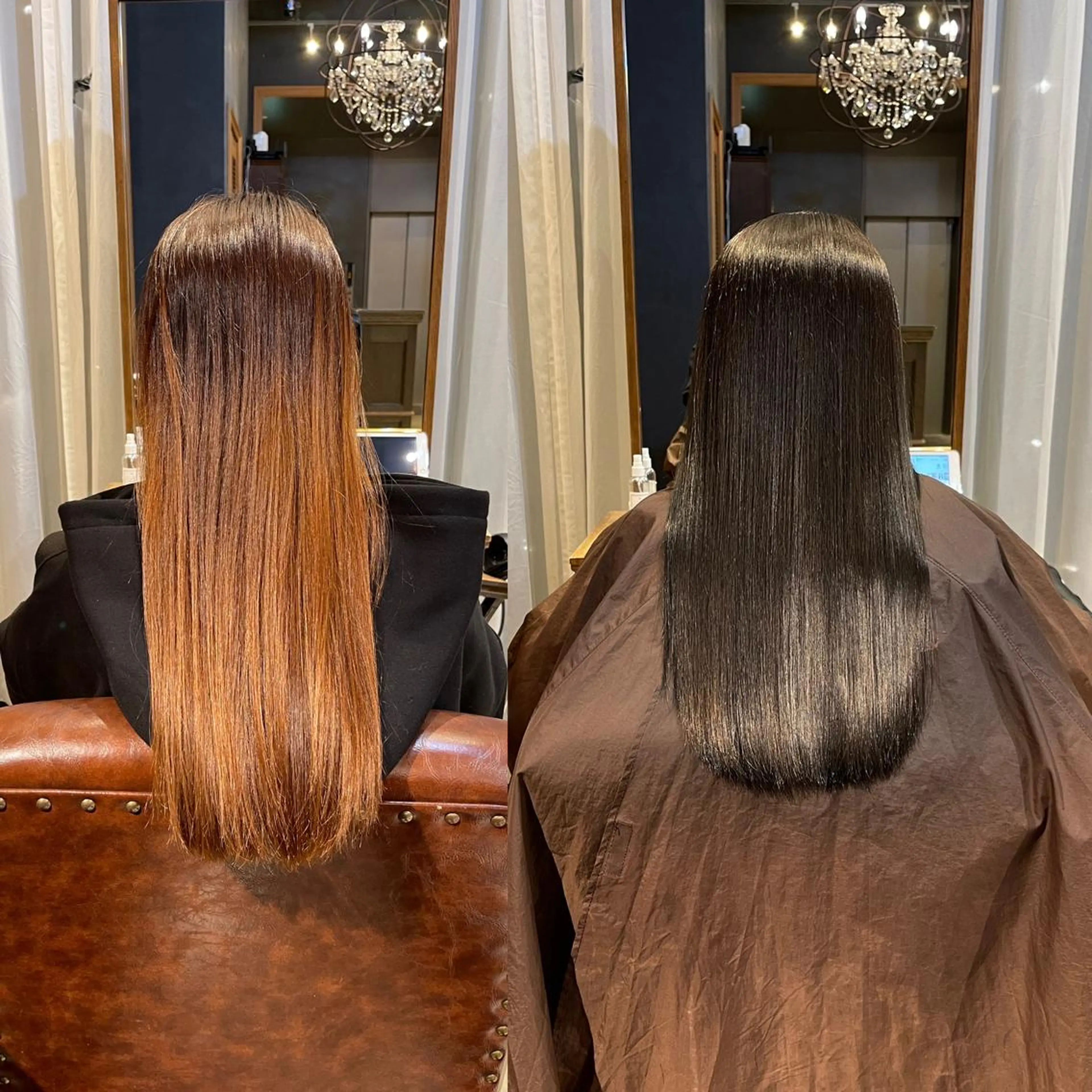 ロング パープルカラー カット ヘアカラー トリートメント 艶カラー/艶髪矯正 LOANA鈴木のヘアスタイル