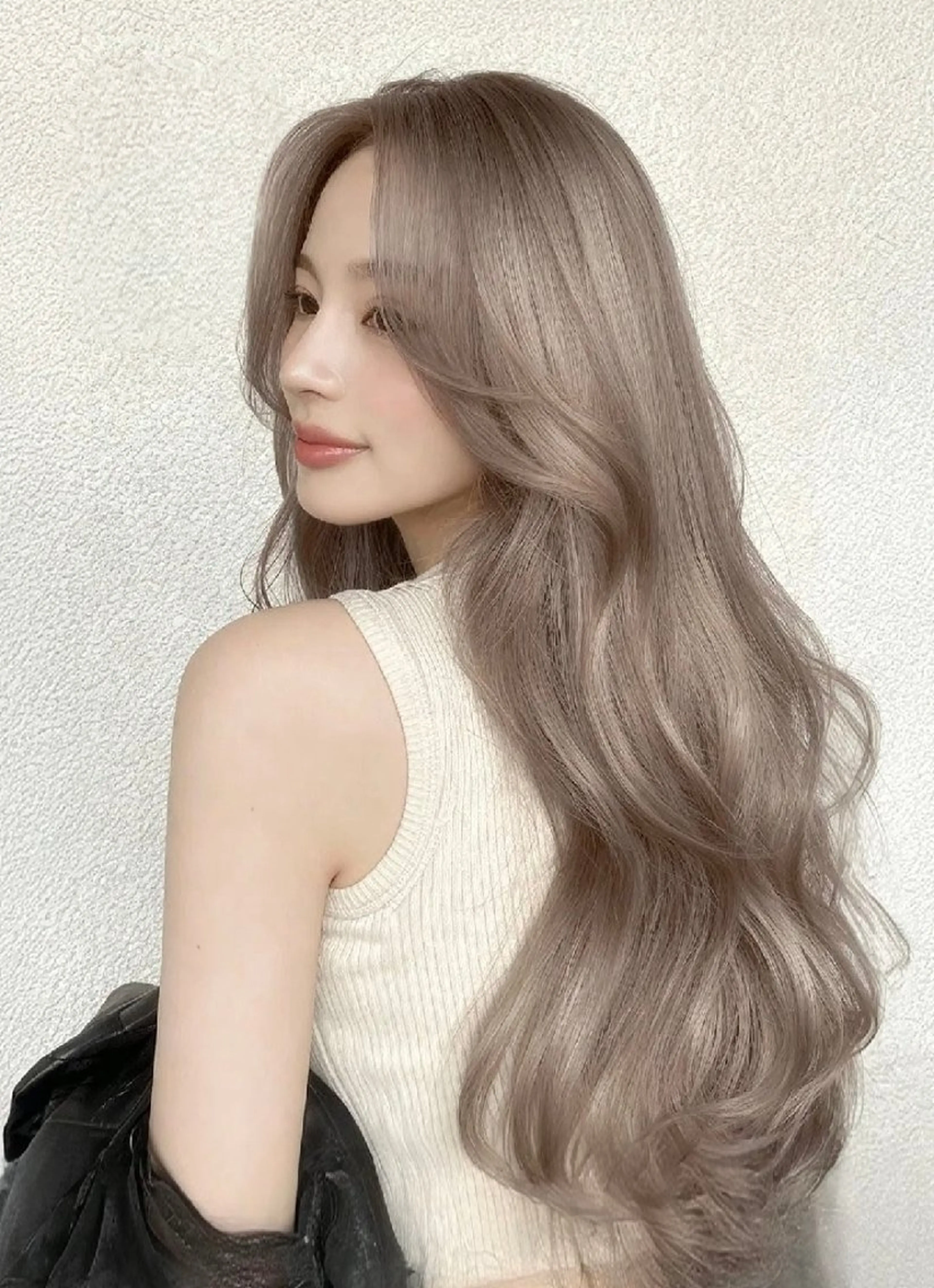 ロング カラー ブリーチ グレージュ ミルクティーグレージュ ヘアカラー HIME. ＊*ヒメドットのヘアスタイル