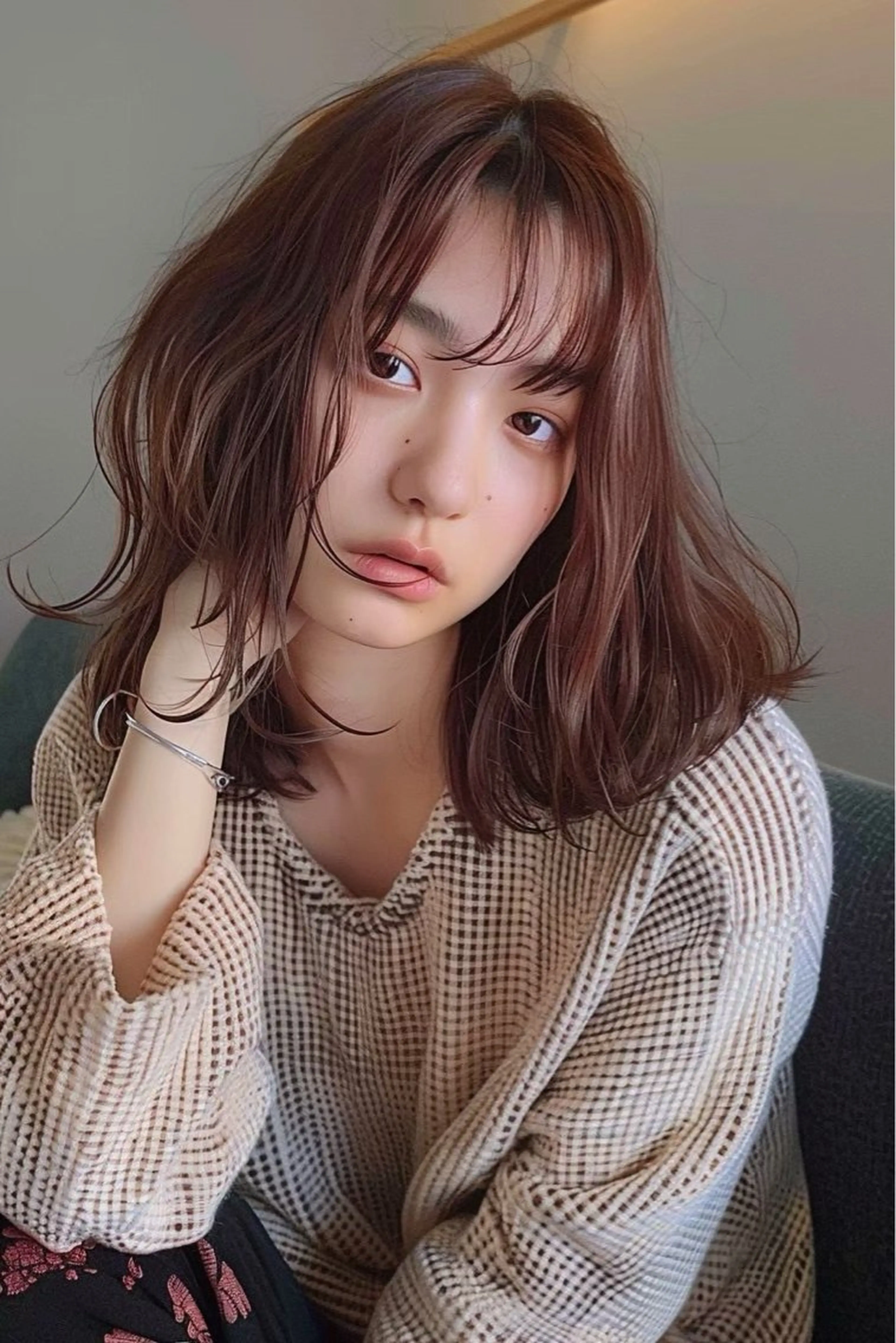 ミディアム カラー カット ヘアカラー トリートメント 12月15日 予約🆗YUTOのヘアスタイル