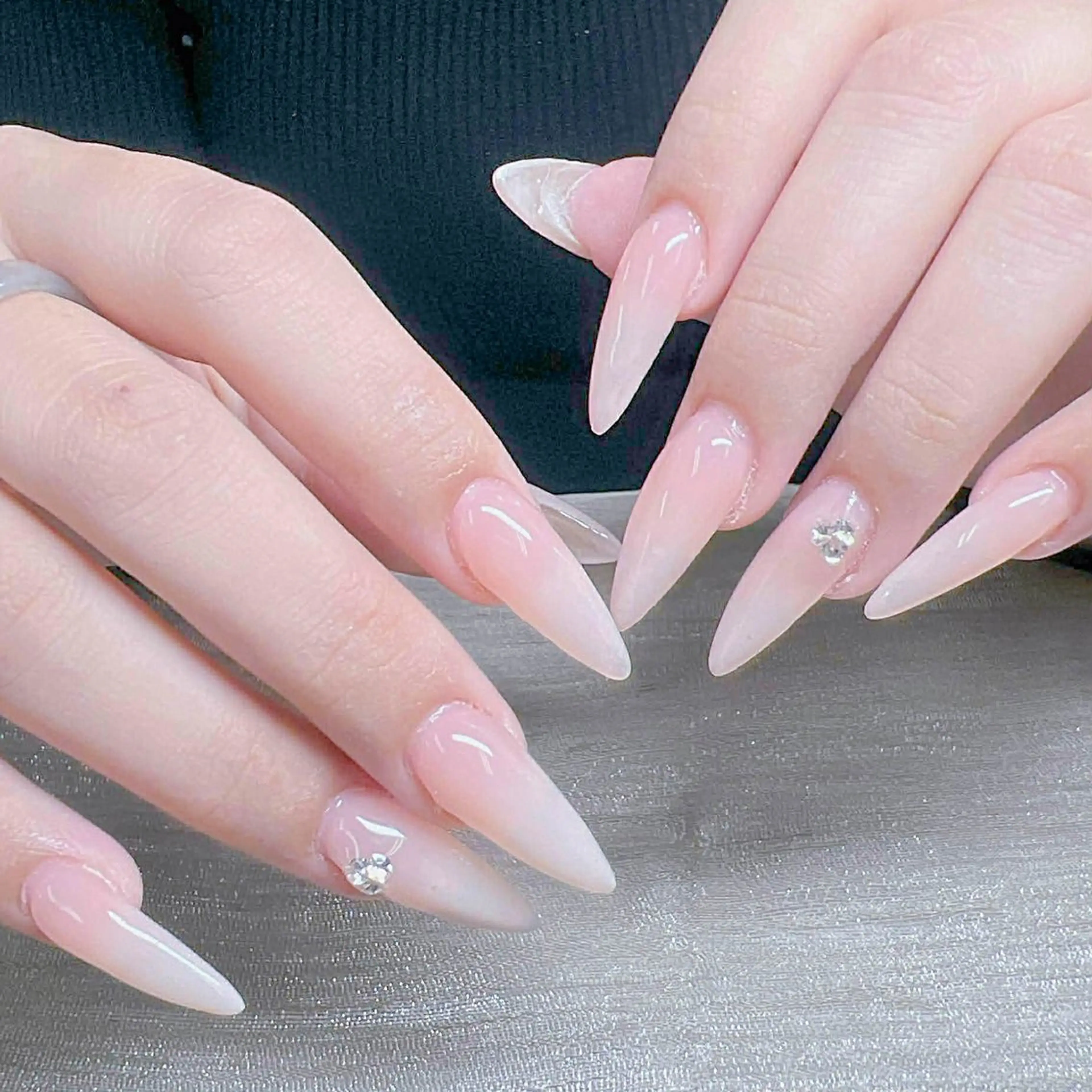 ネイル ハンドネイル ミン ゴテゴテネイルのネイルデザイン