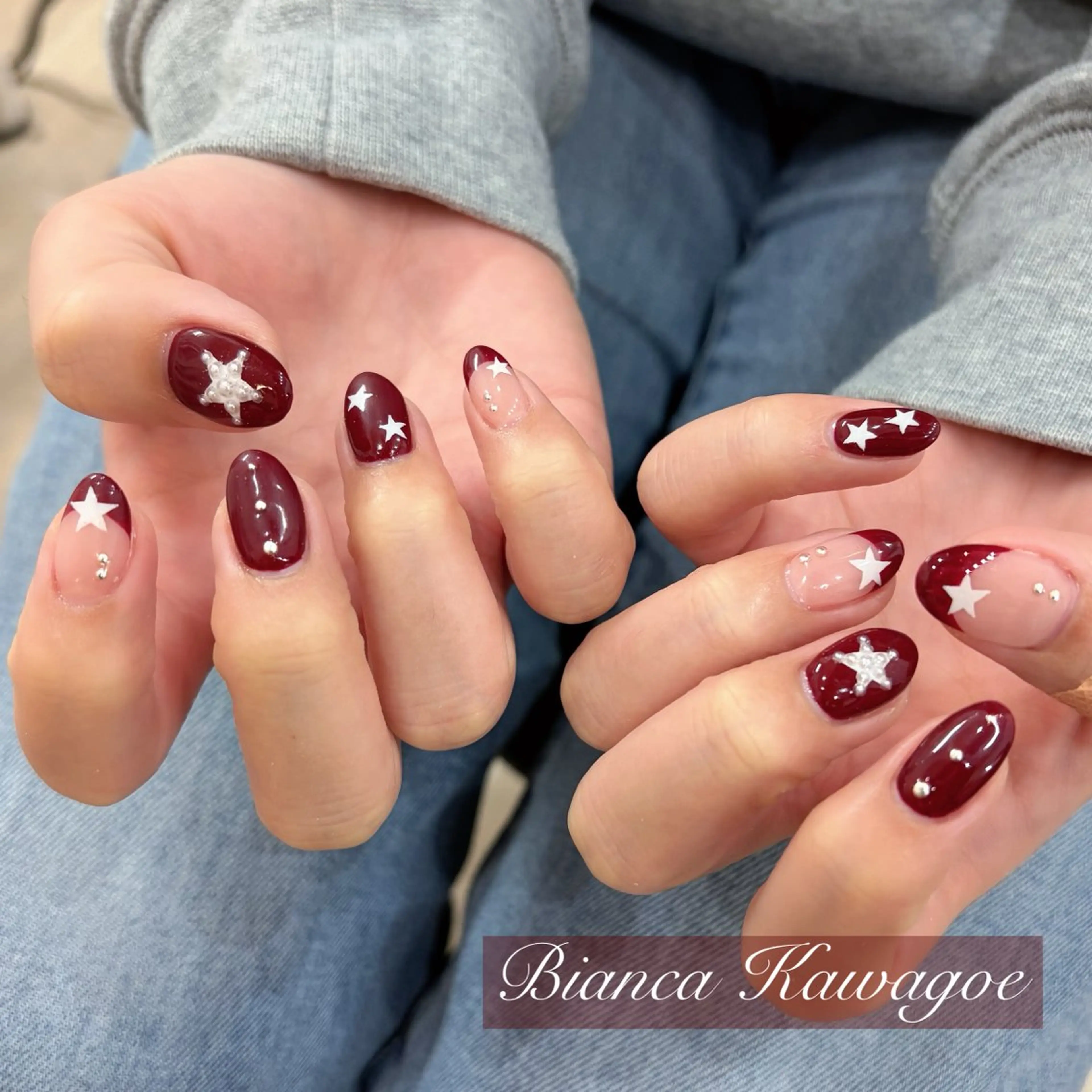 ネイル 持ち込み Bianca川越 🍓Nakasoneのネイルデザイン