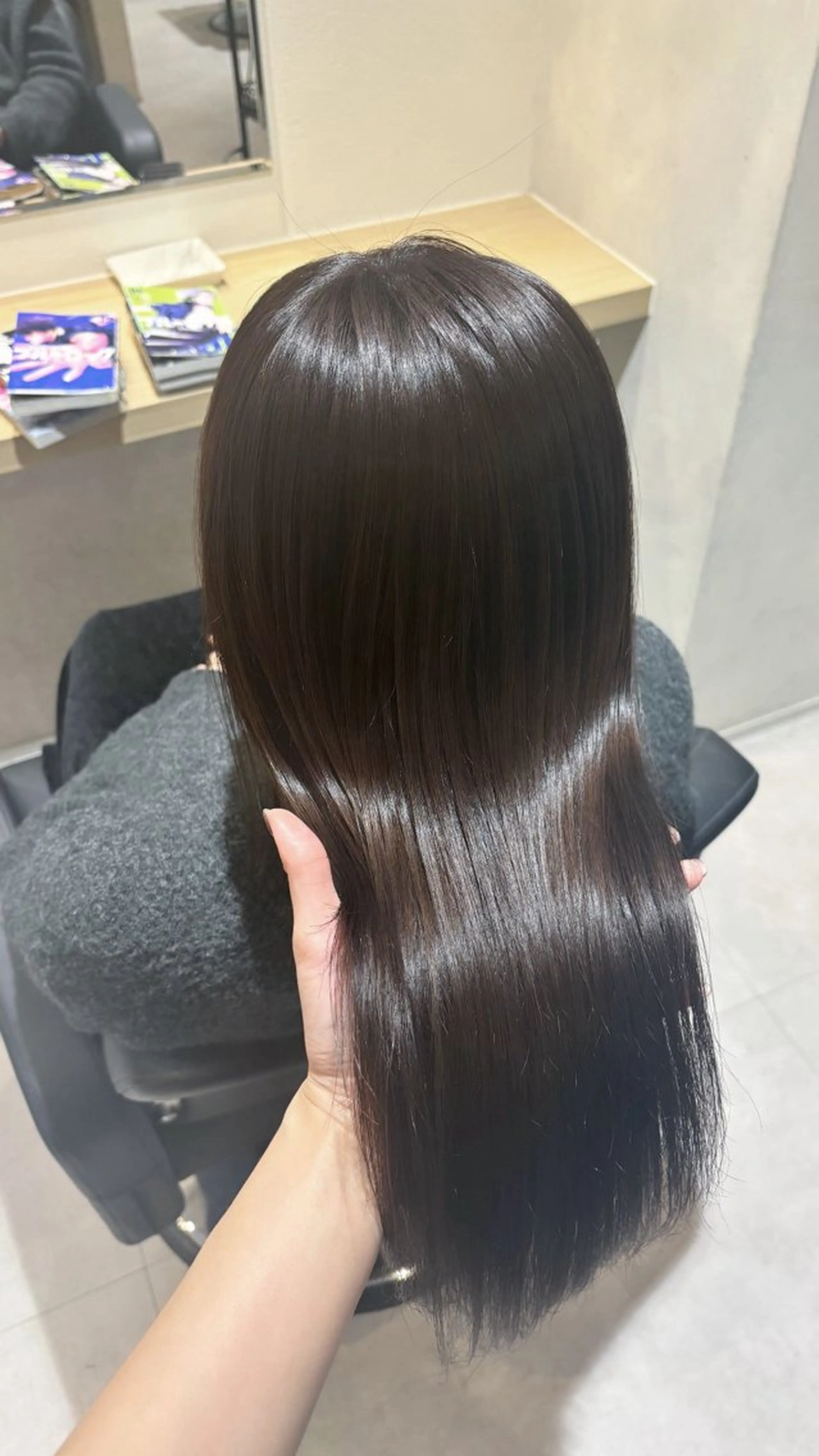 ロング 縮毛矯正 hina /髪質改善/カラーのヘアスタイル