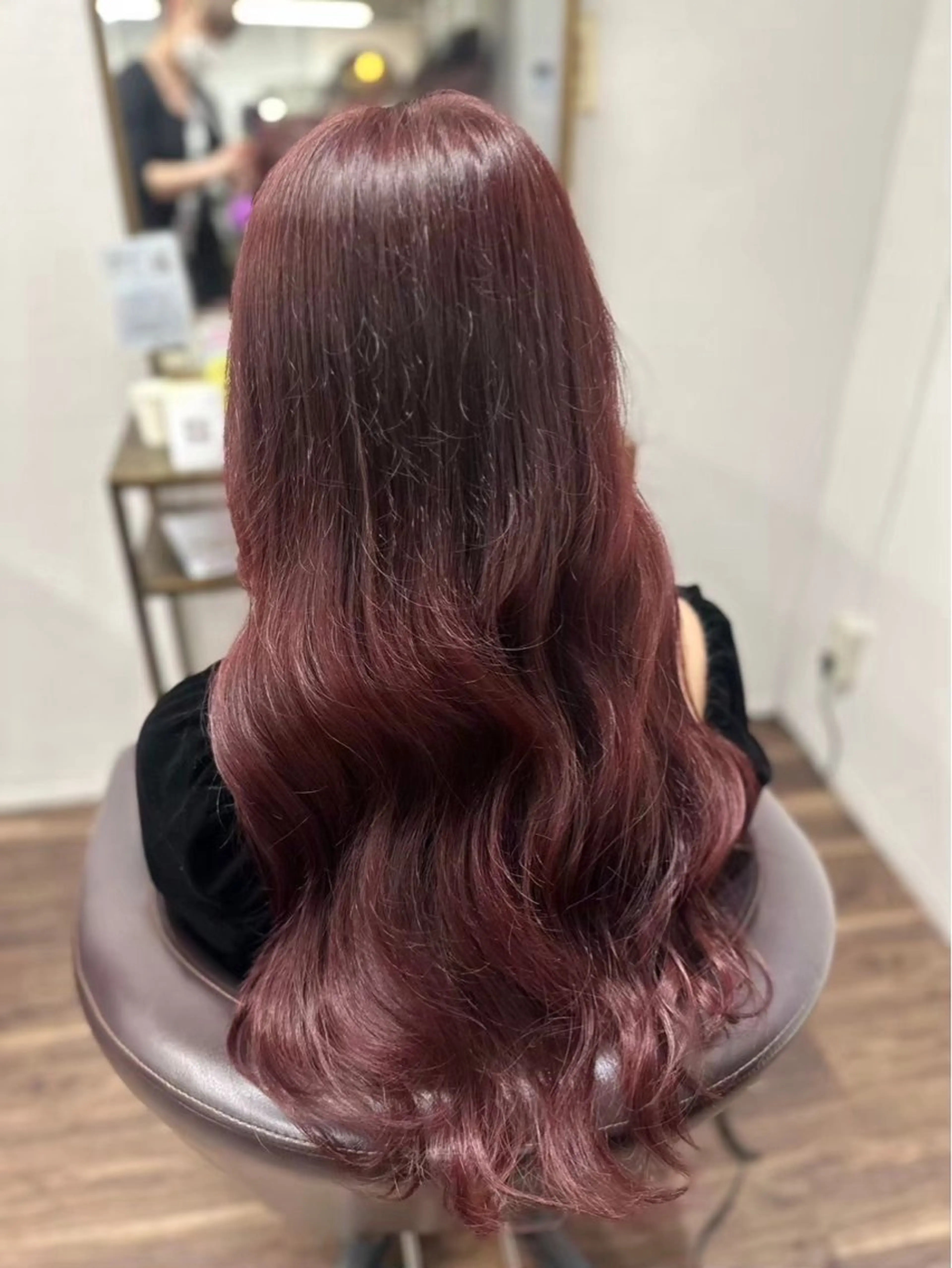ロング カラー ヘアアレンジ ヘアカラー トリートメント ヘアセット ミルクティー/ピンク カラー/ みう🎀のヘアスタイル