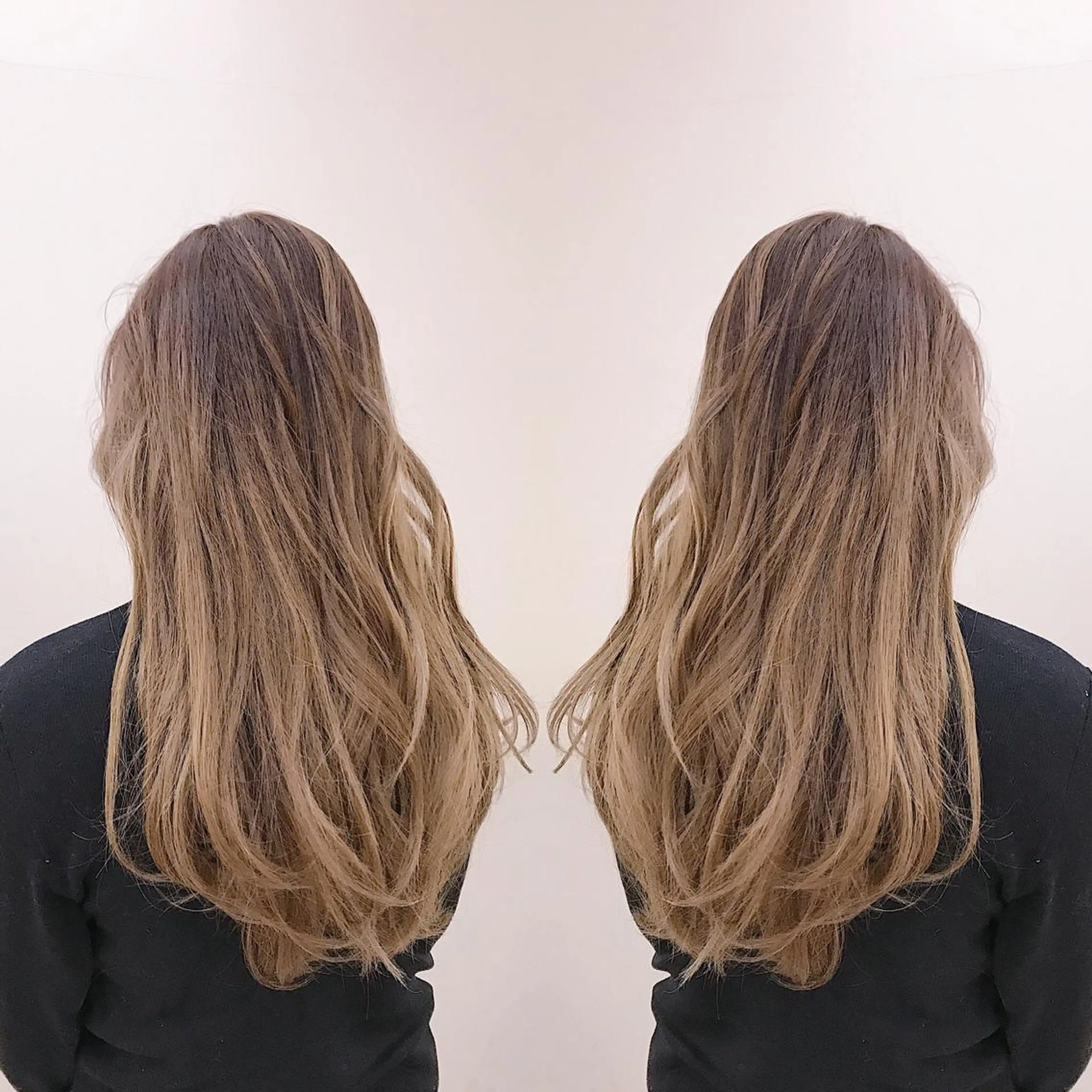 ロング カラー ブリーチ ブロンド グラデーションカラー イルミナカラー 外国人風カラー ヘアカラー ブリーチカラー/ 岩破瑞希のヘアスタイル