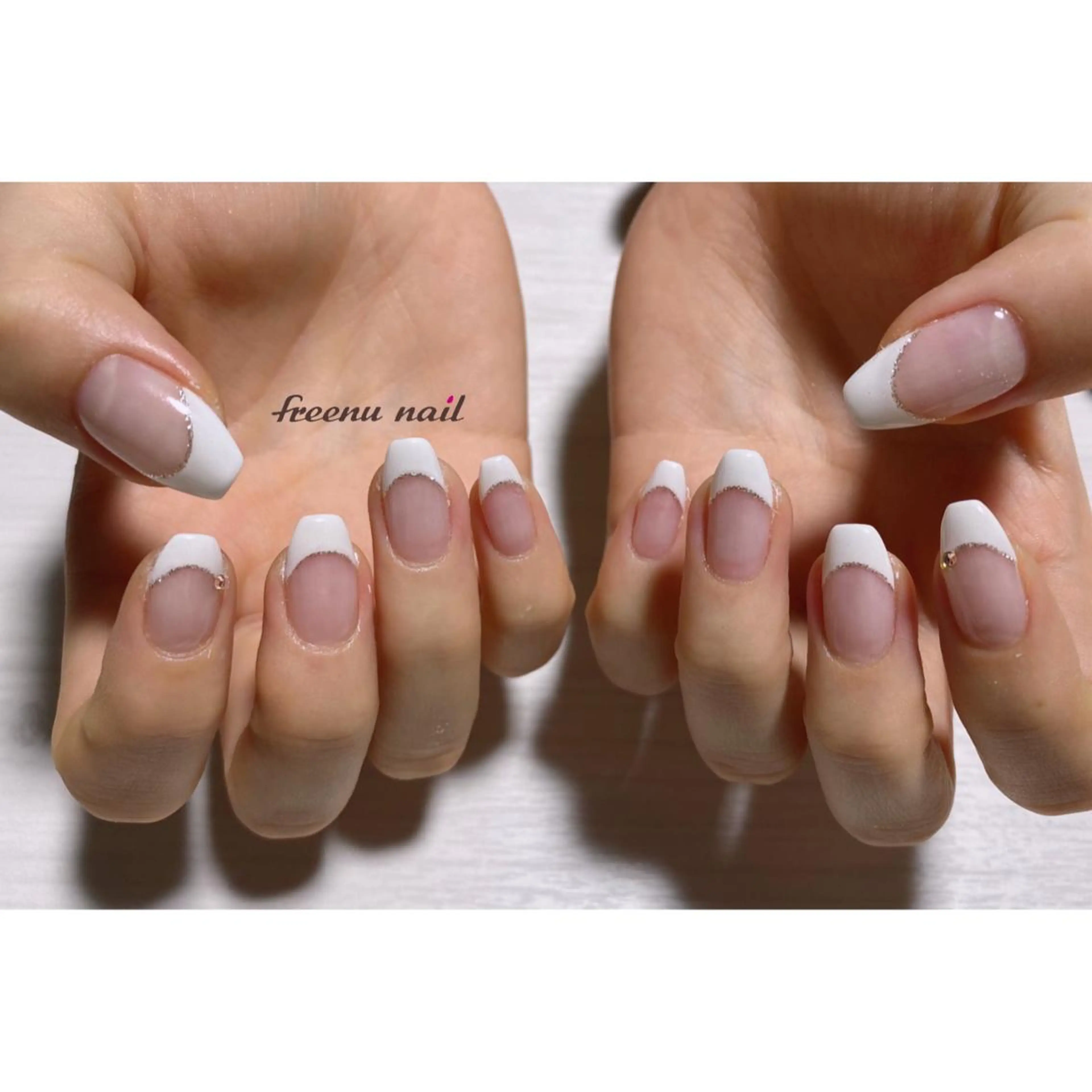 ネイル フレンチネイル freenu nail【24H】のネイルデザイン