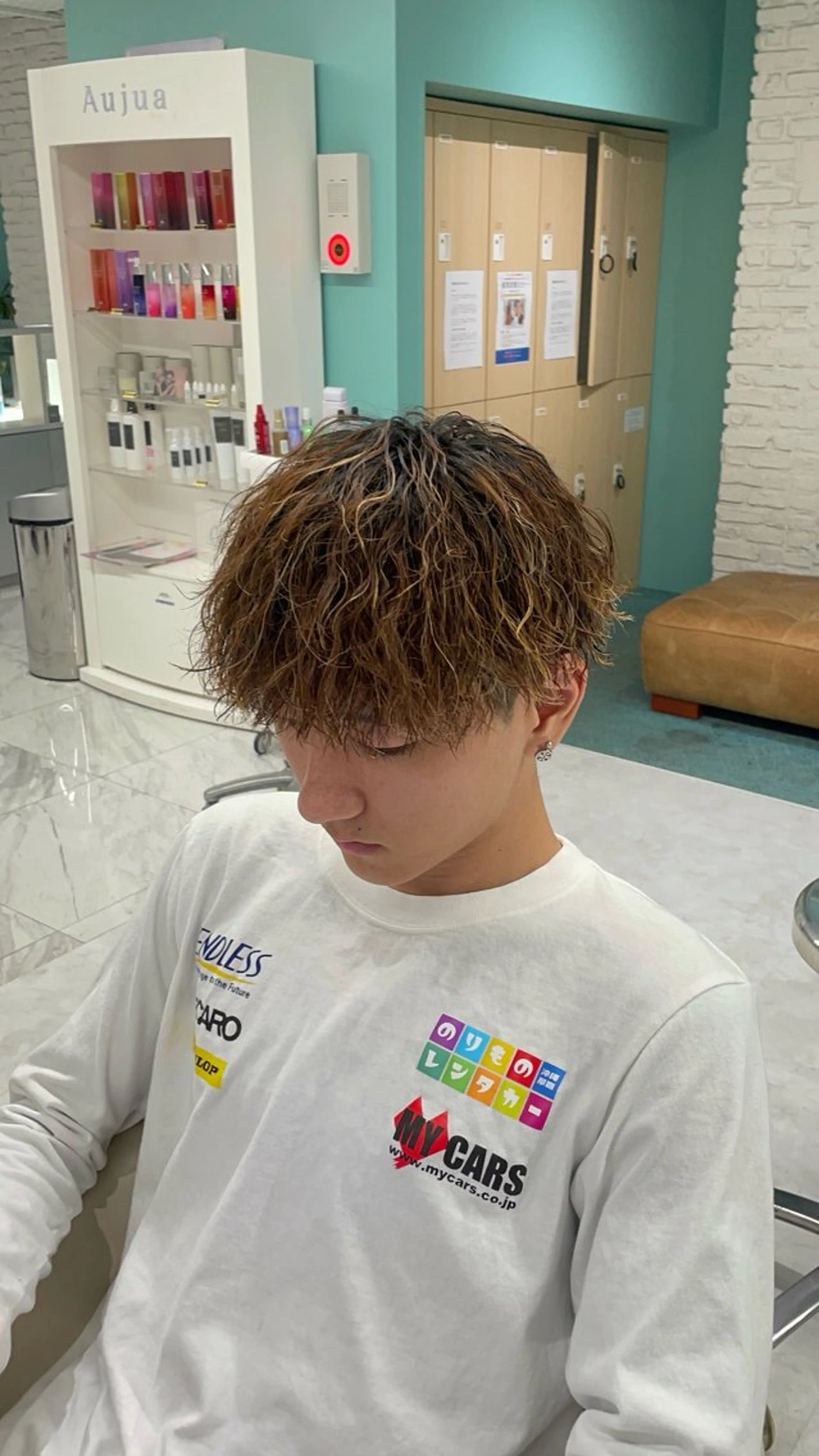 ブリーチ込みハイライトカラーの写真