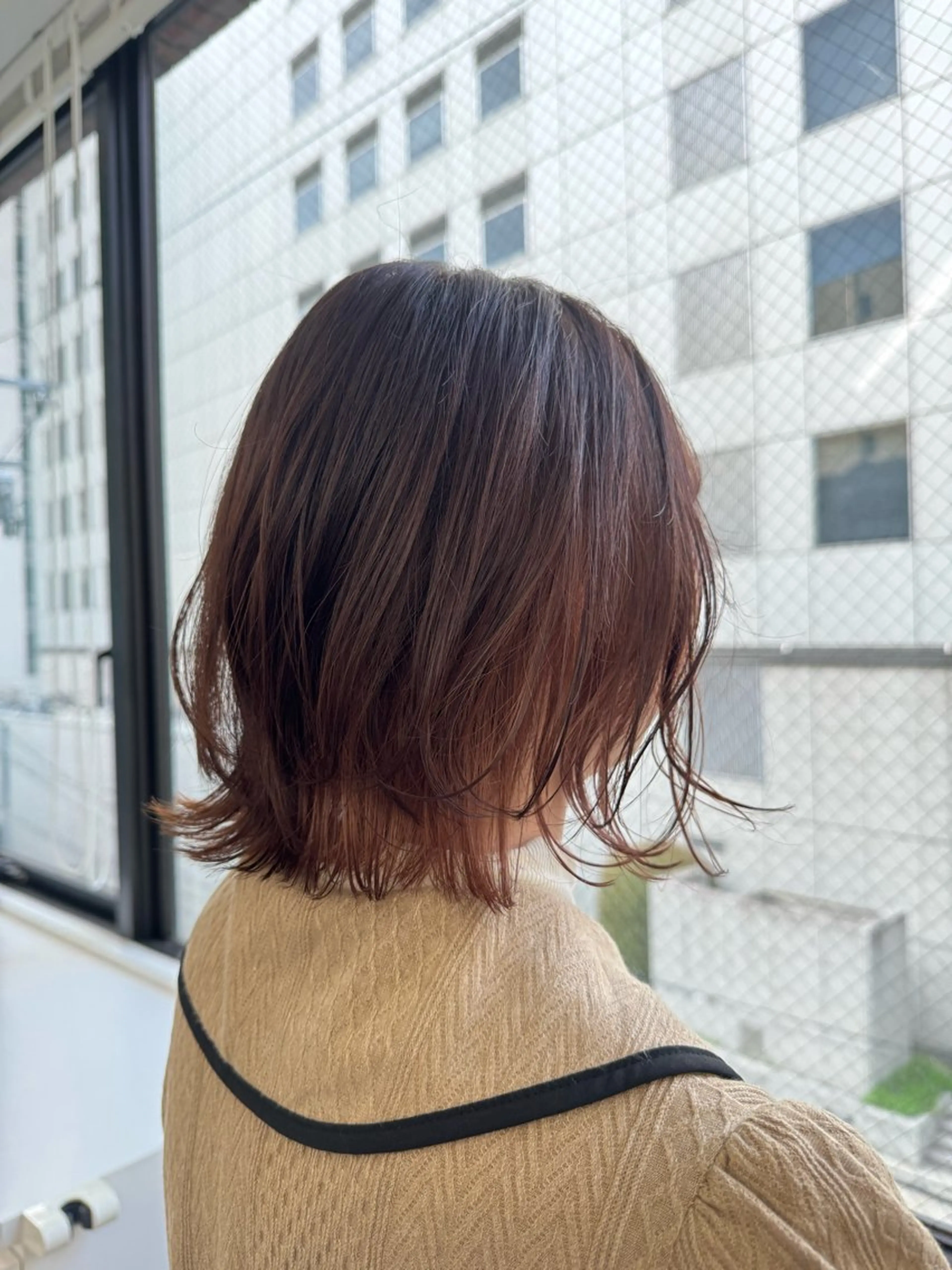 セミロング ヘアカラー トリートメント ⛄️レイヤー⛄透明感 ⛄️kyotaroのヘアスタイル