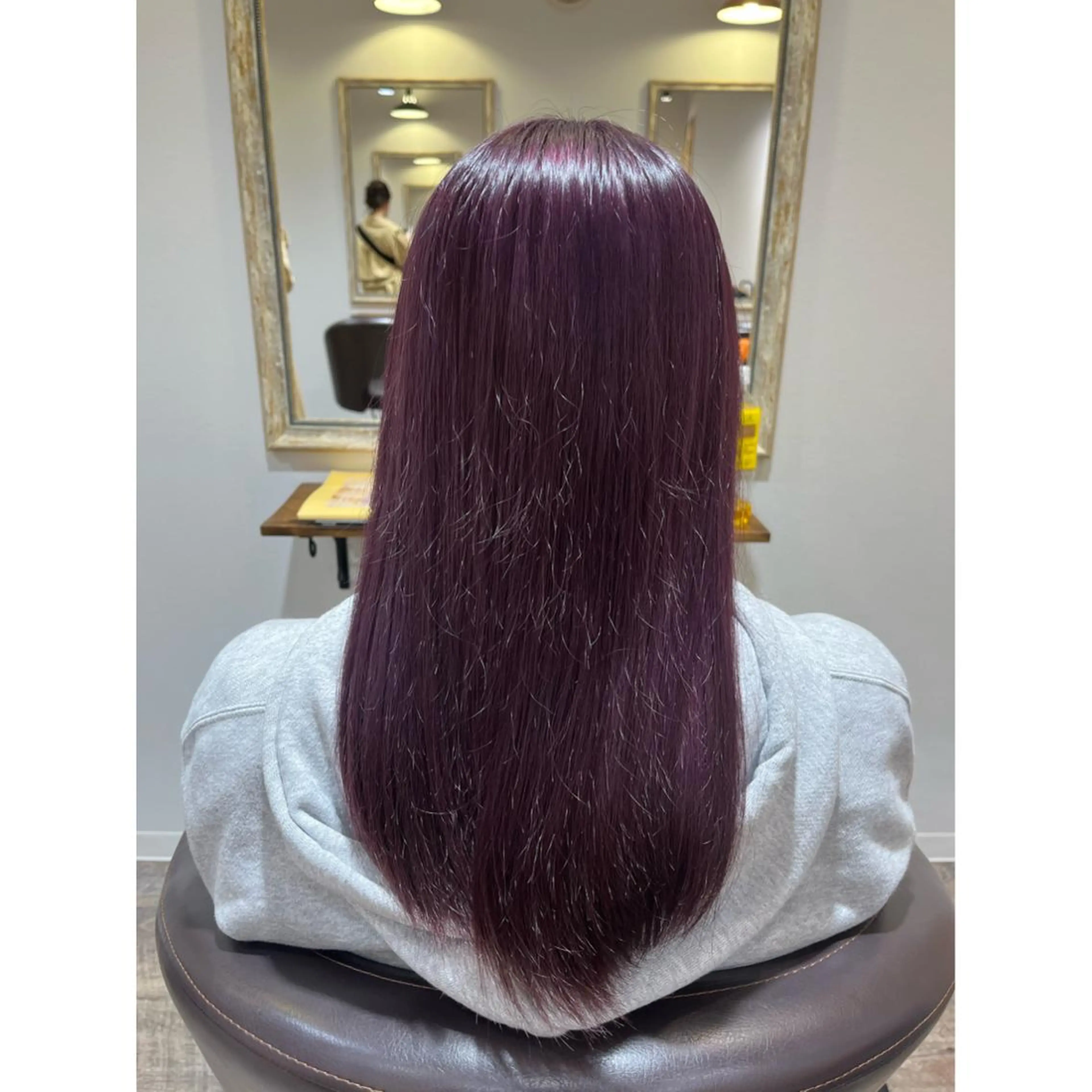 カラー ブリーチ 透明感カラー イルミナカラー ヘアカラー トリートメント ZINA所属・木下 実優のヘアスタイル