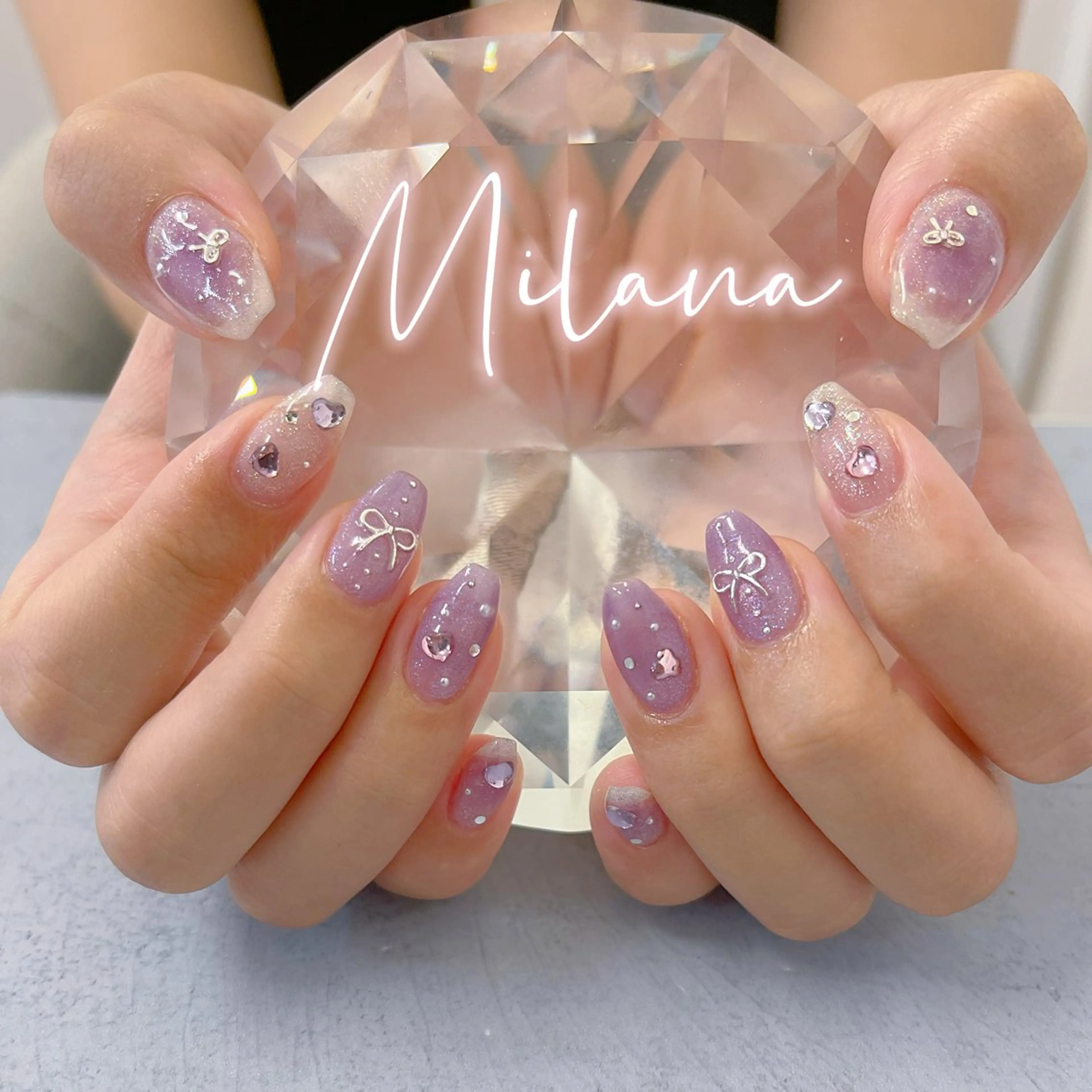 ネイル ハンドネイル Milana 西里のネイルデザイン