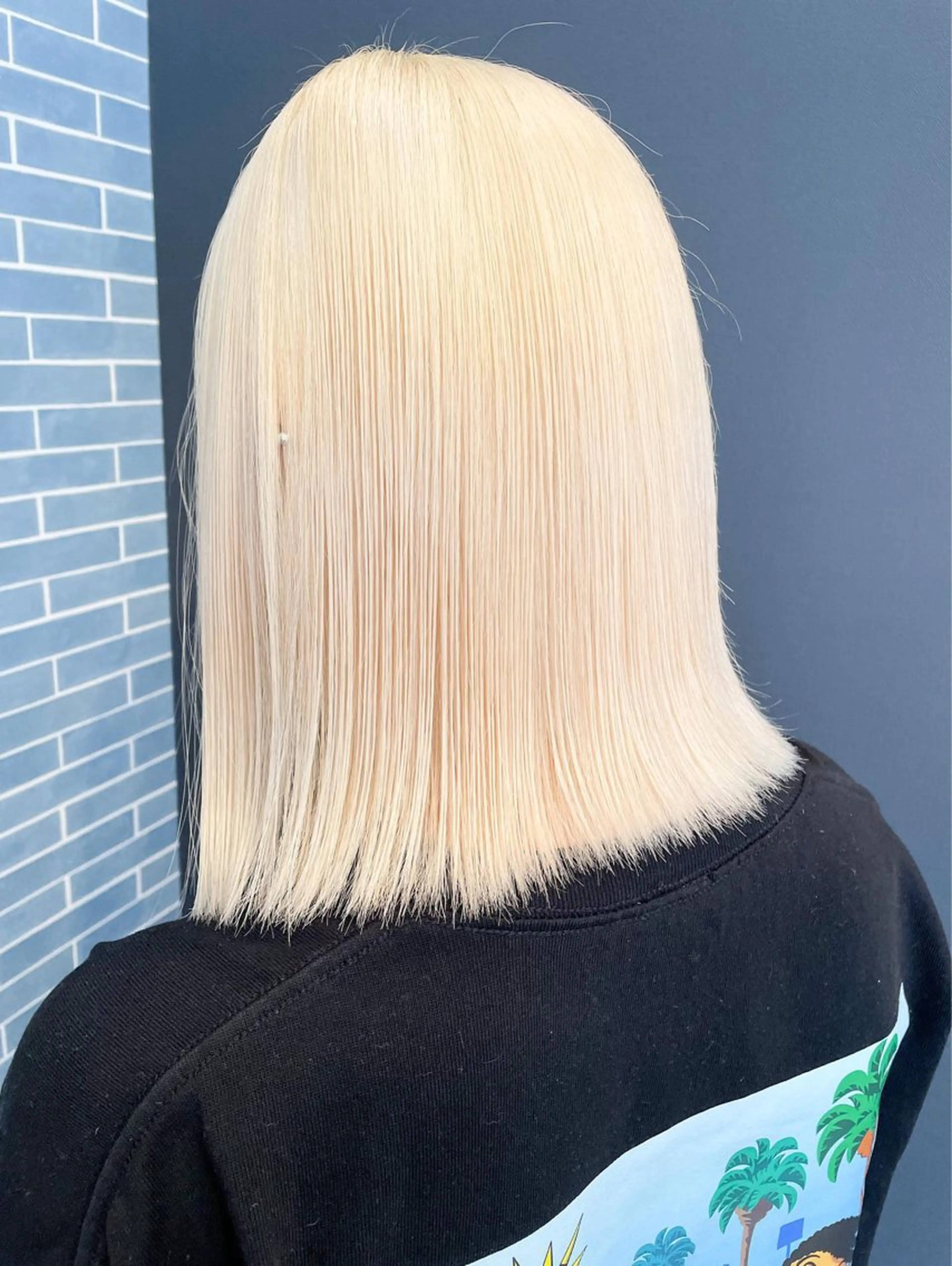 カラー 長尾菜々美🐰 ／ハイトーンカラーのヘアスタイル