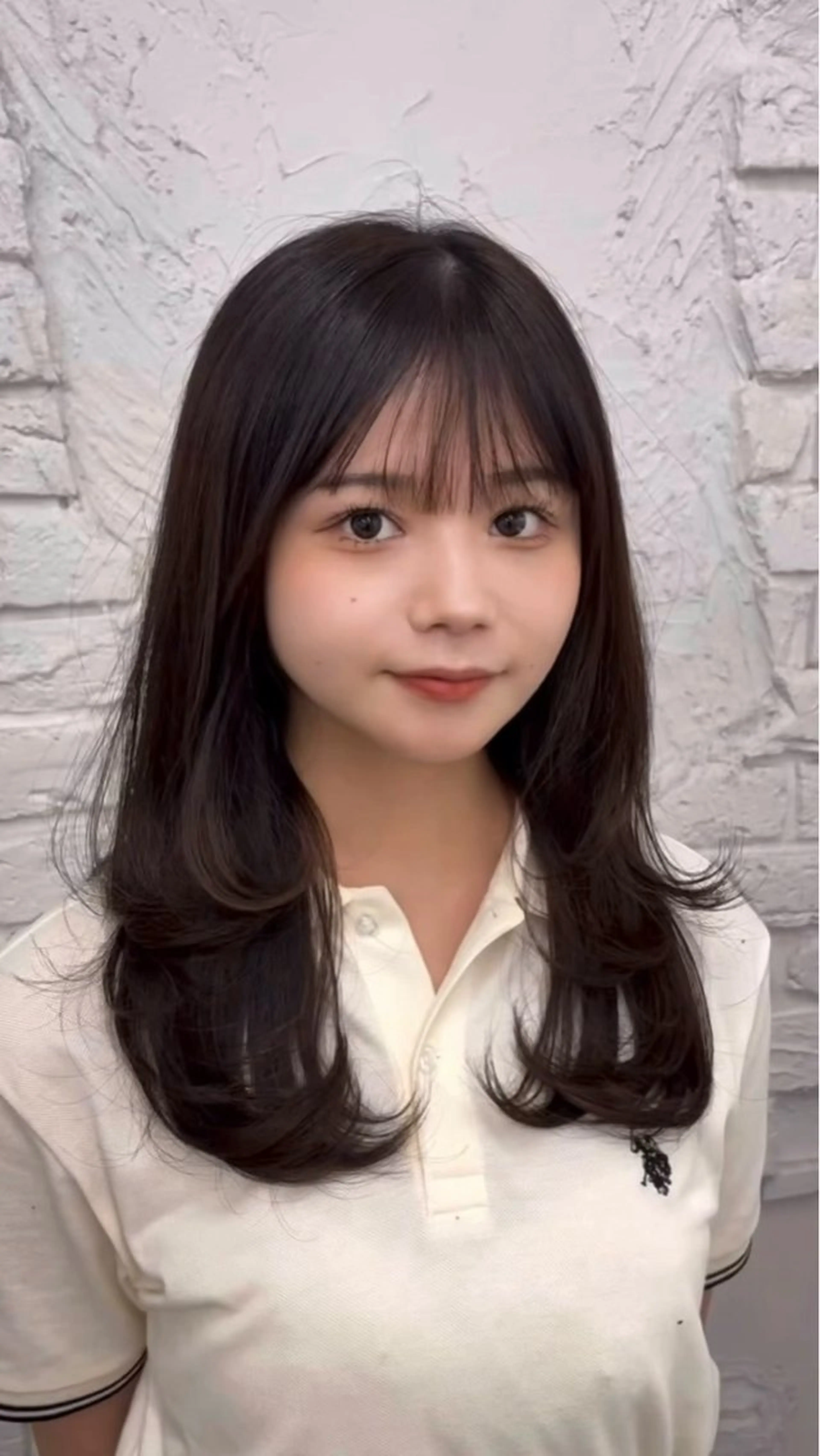 セミロング レイヤーカット さよ 🌼西梅田美容室のヘアスタイル