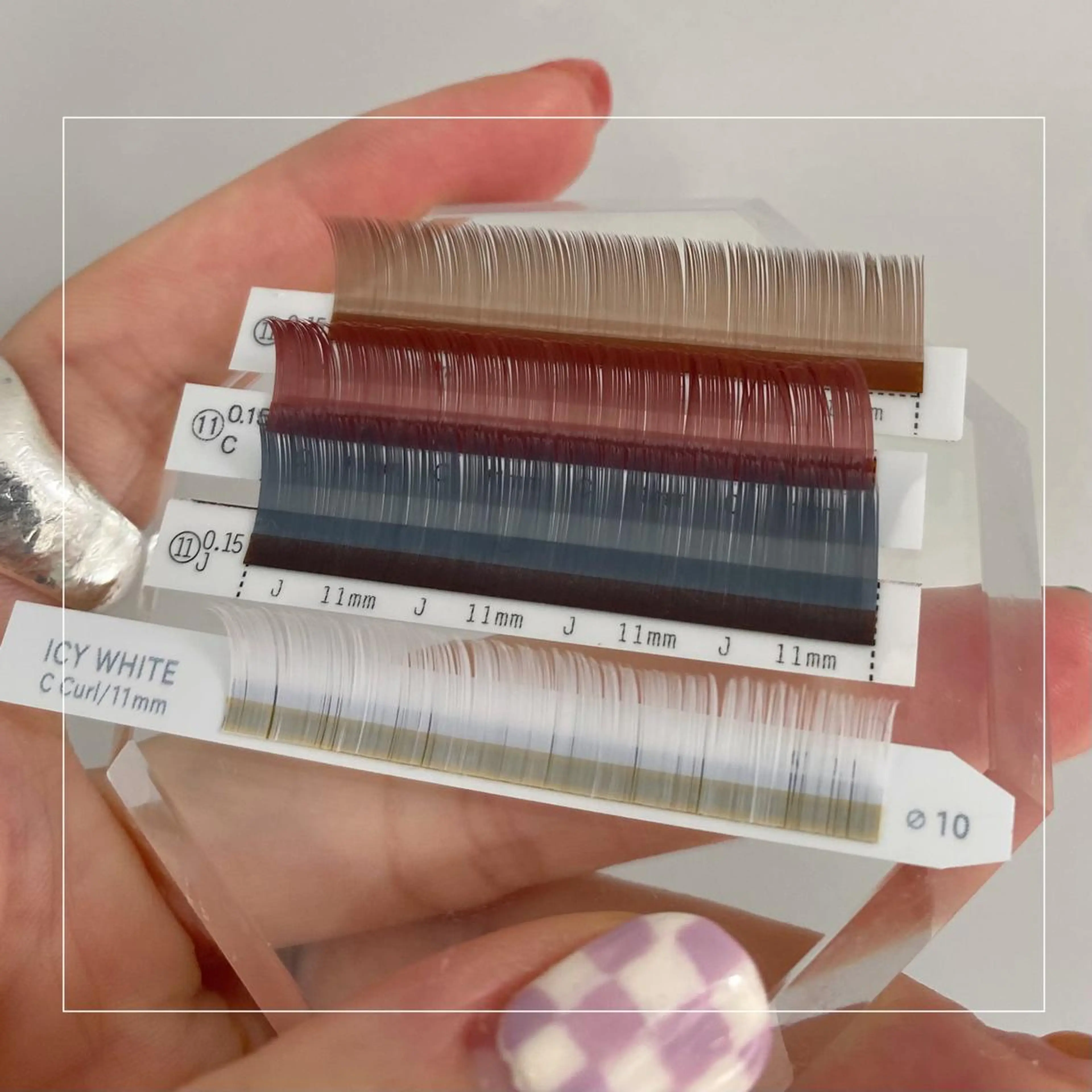 マツエク・マツパ カラーマツエク ばんどう みおのマツエク・マツパデザイン