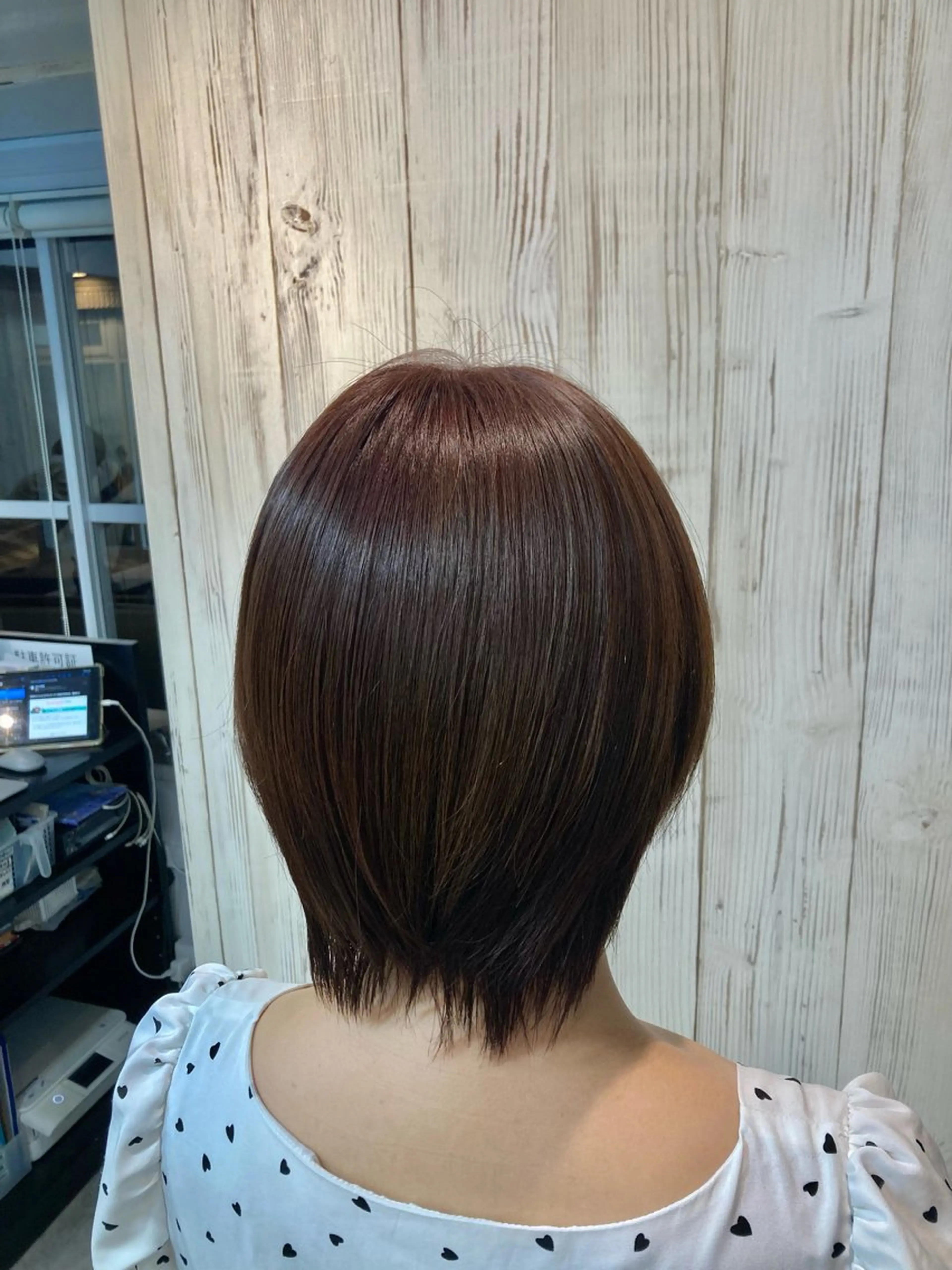 ショート ヘアカラー 🫧縮毛矯正🫧 菊地しおんのヘアスタイル