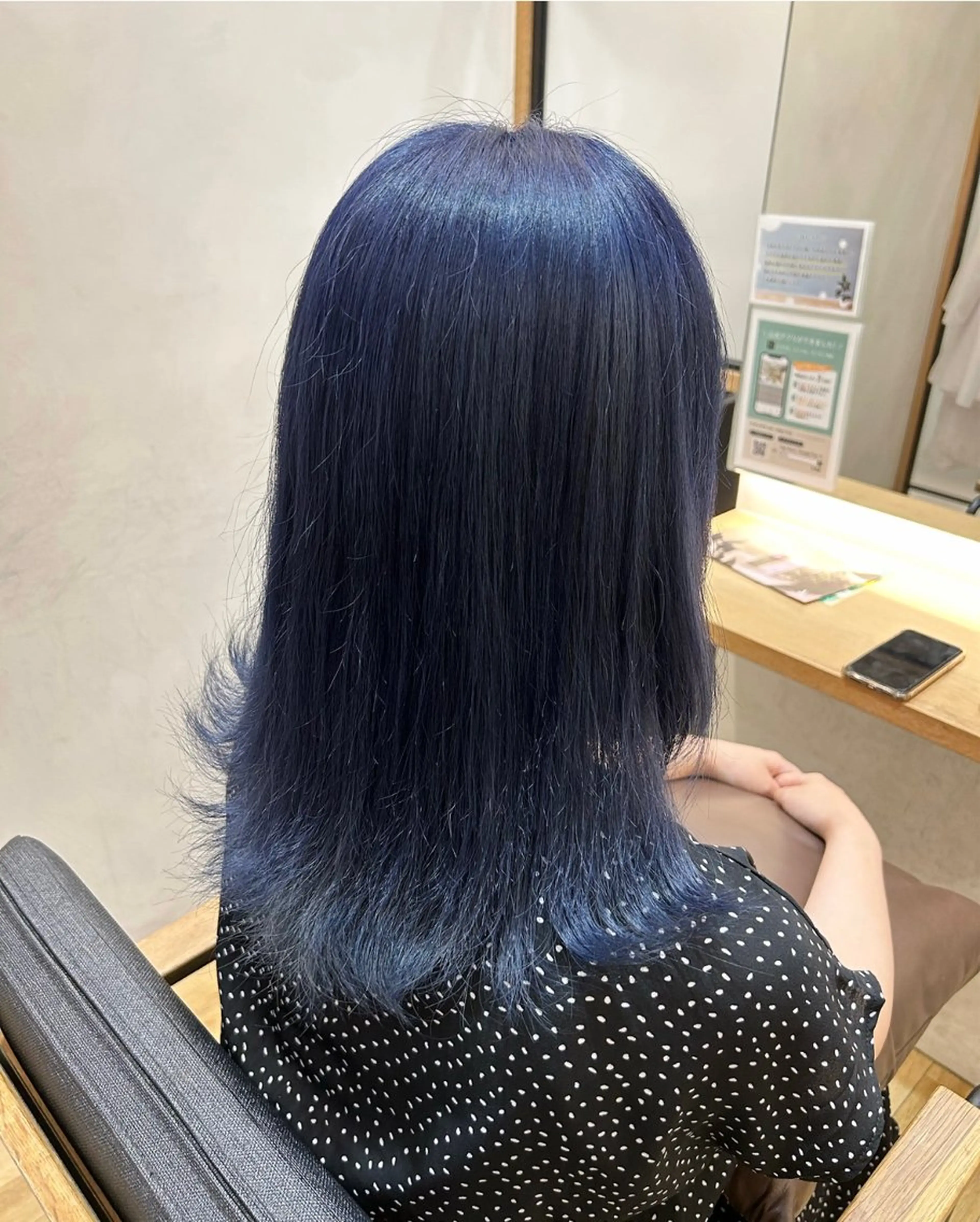 セミロング ヘアカラー ゆうき あすかのヘアスタイル